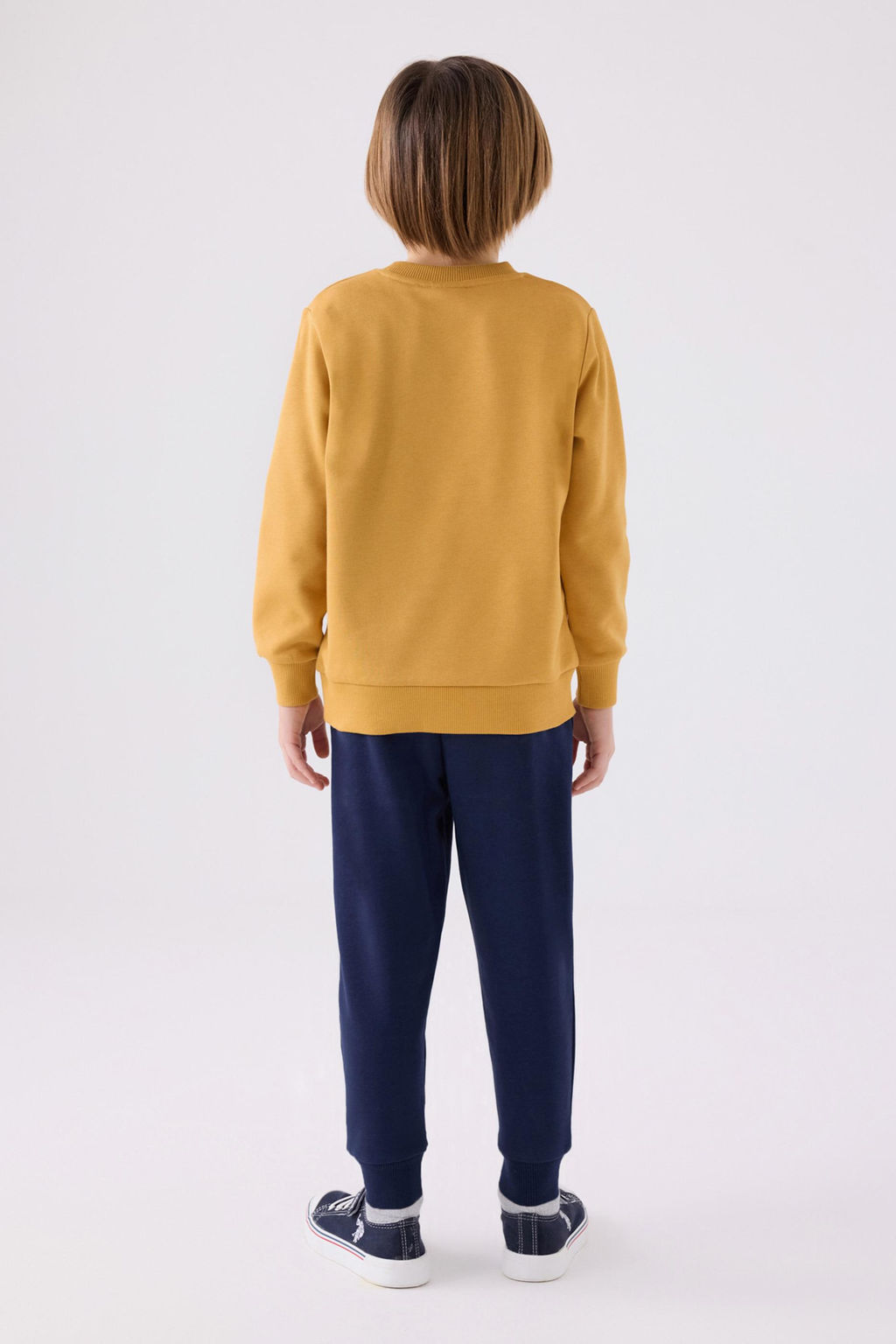 Erkek _ocuk Hardal Pijama Tak_m_ Sepette S_rpriz _ndirim - U.s. polo assn фото 3