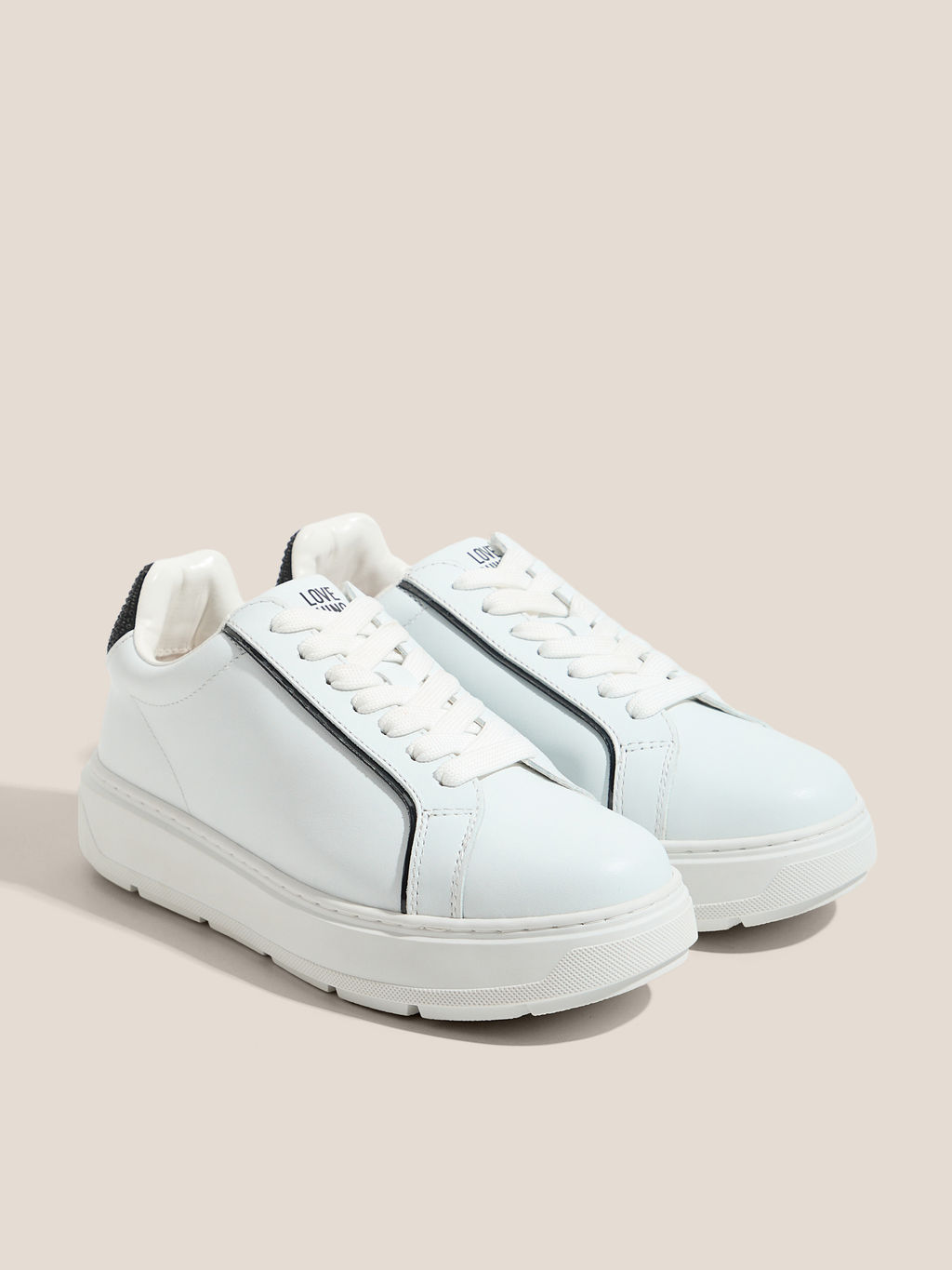 Женские кеды LOVE MOSCHINO BOLD LOVE Артикул 4562594, белый  фото 2