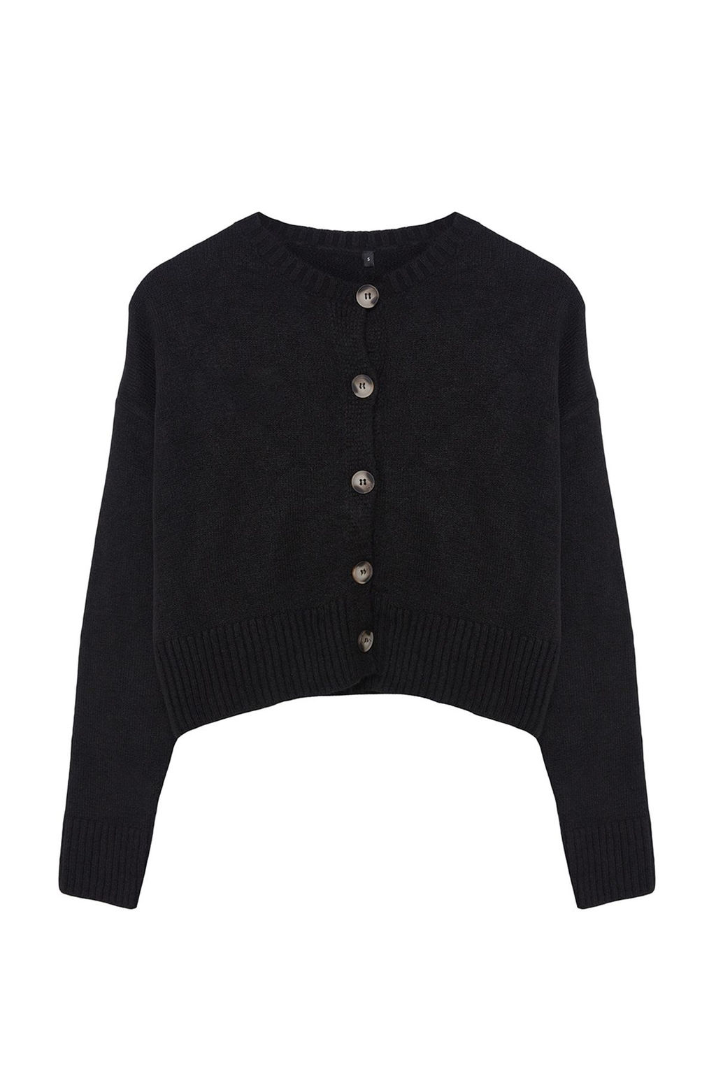 TRENDYOLMILLA Gri Crop Yumusak Dokulu Dugmeli Triko H?rka TWOAW24HI00198 фото 14