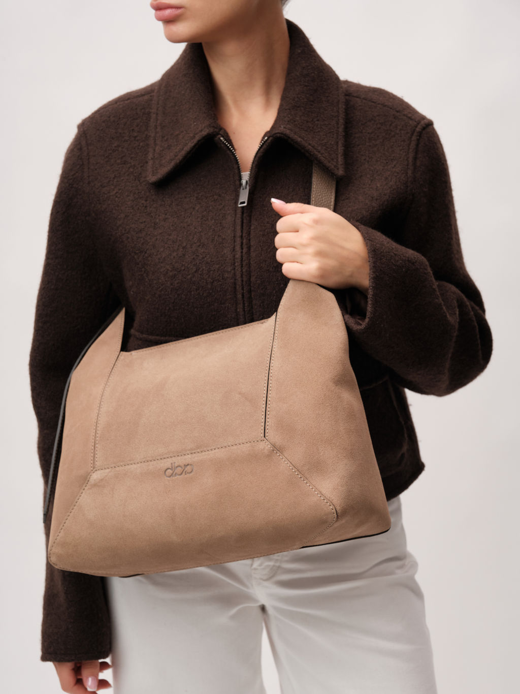 Сумка Mosaic DBR 31376 серо-коричневый  фото 5