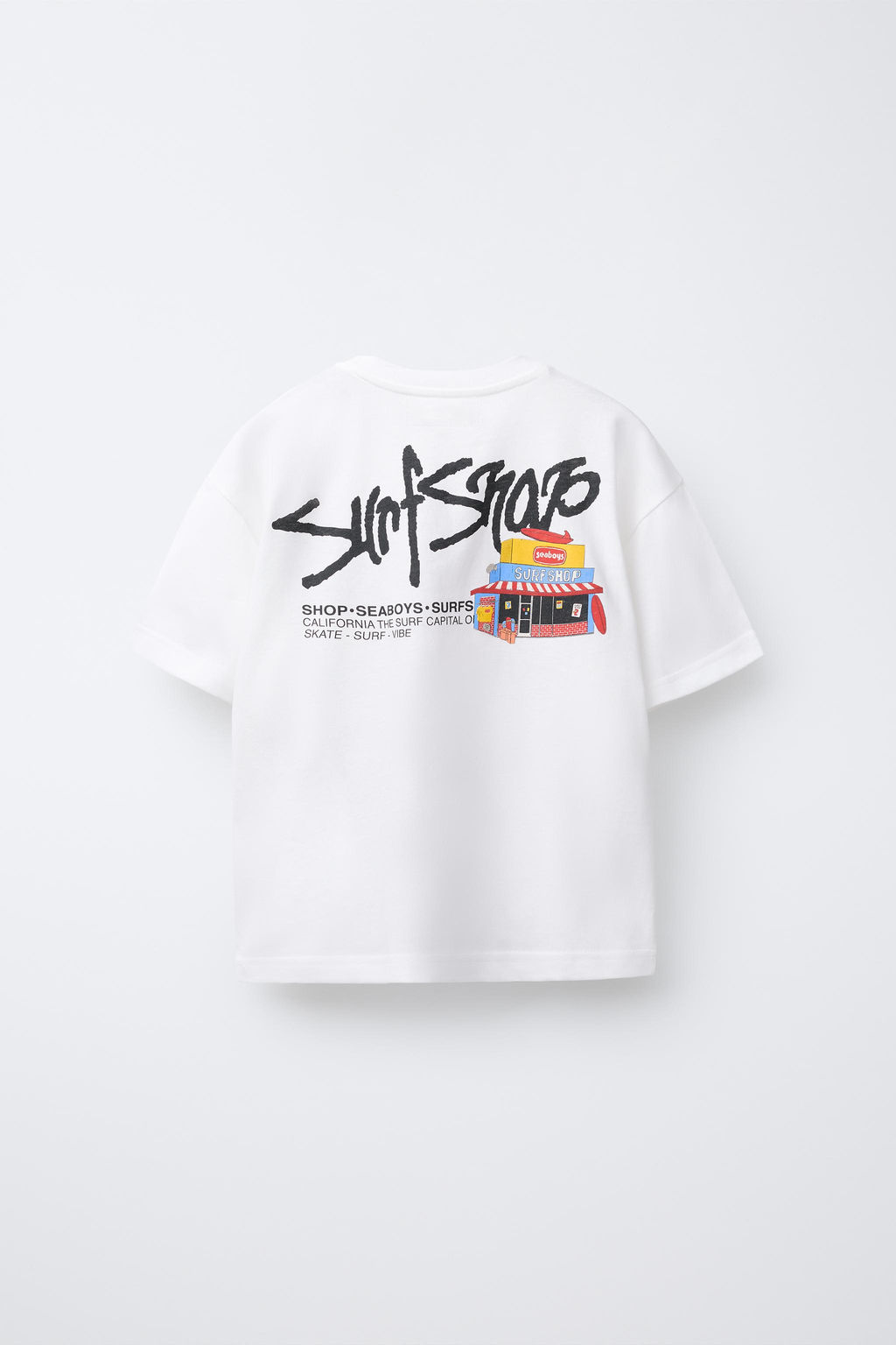 SURF SHOP PRINT T-SHIRT - Zara фото 2