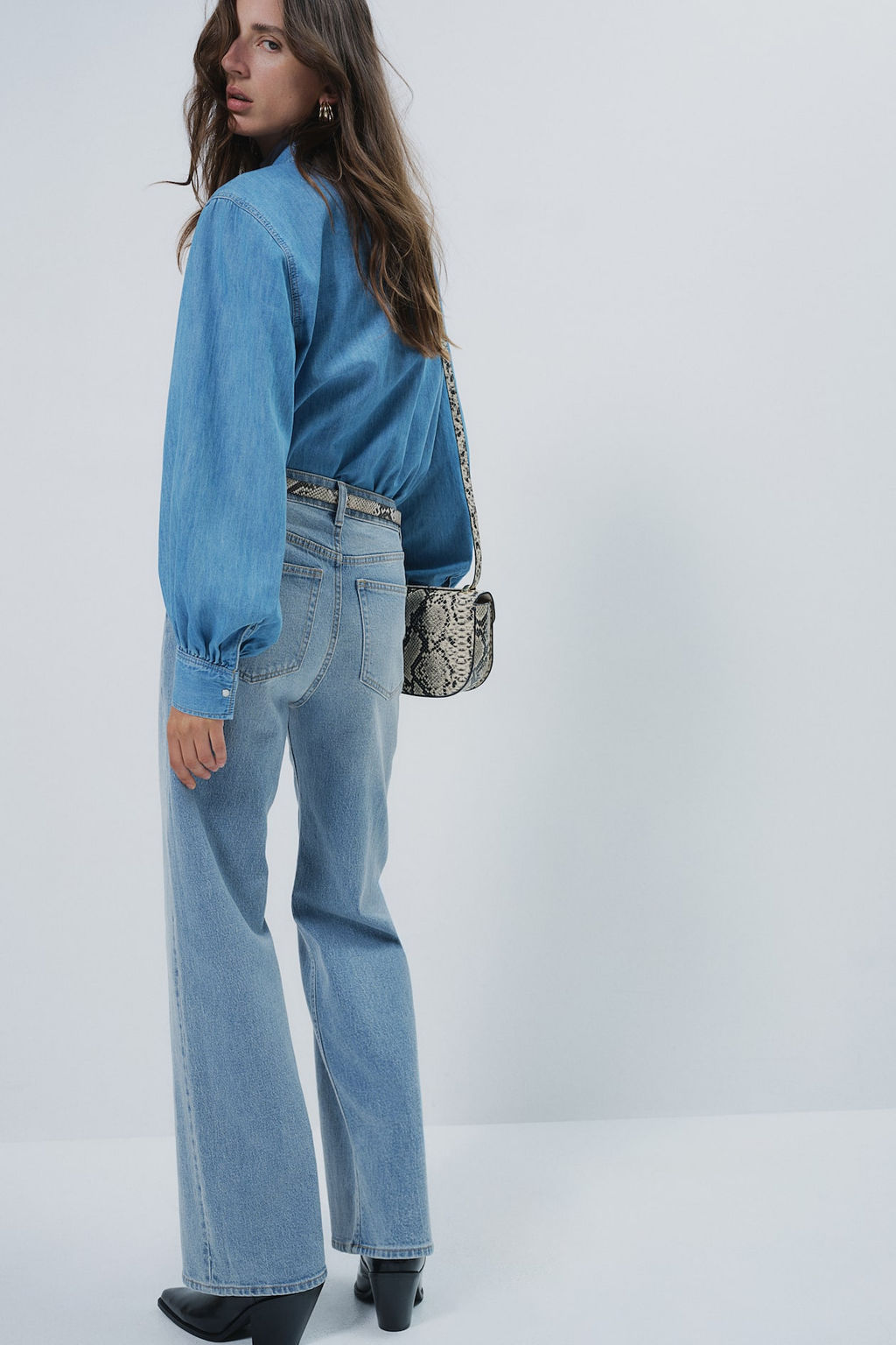 Wide High Jeans - H&m фото 3