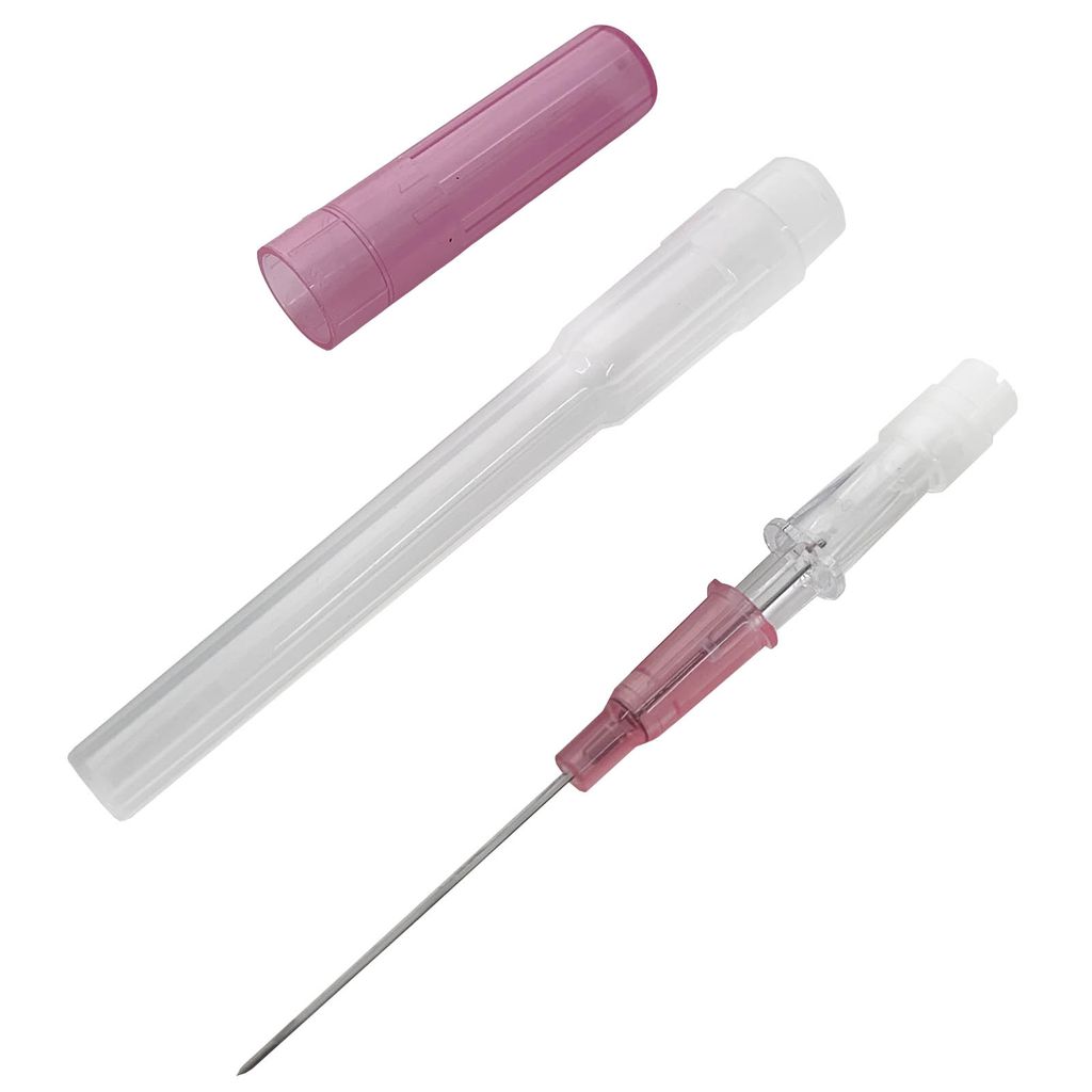 Декомпрессионная игла 20G - диаметр 1,0 мм, длина 33,0 мм, розовый цветовой код, стандартизирована для применения в общевойсковых аптечках № 131