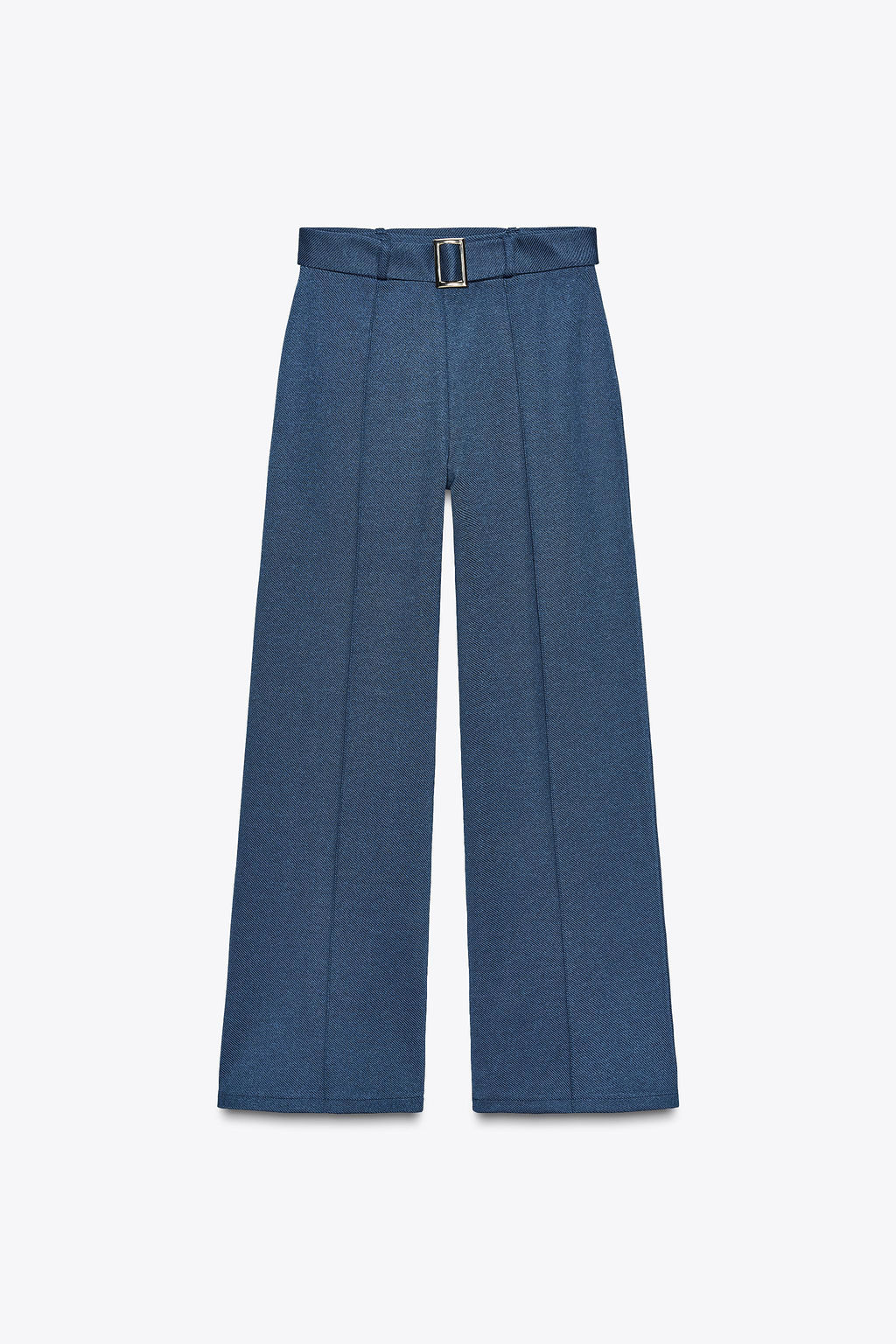 TWILL TROUSERS WITH SEAM AND BELT - Zara фото 3