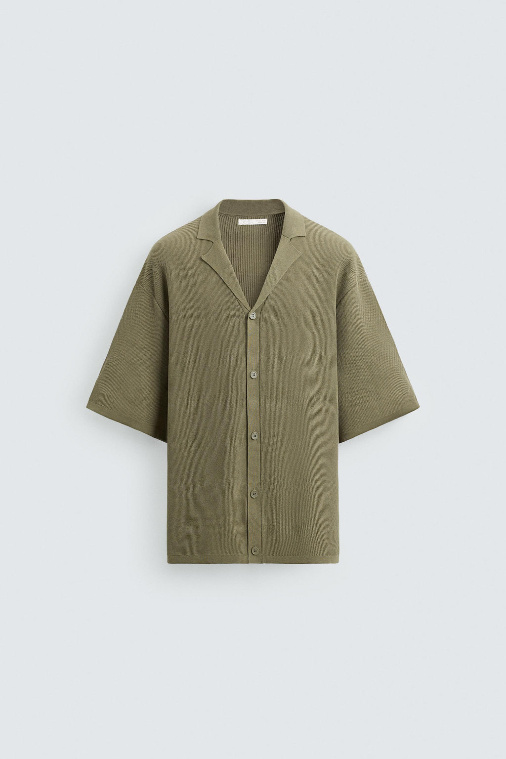 TEXTURED KNIT SHIRT - Zara фото 6