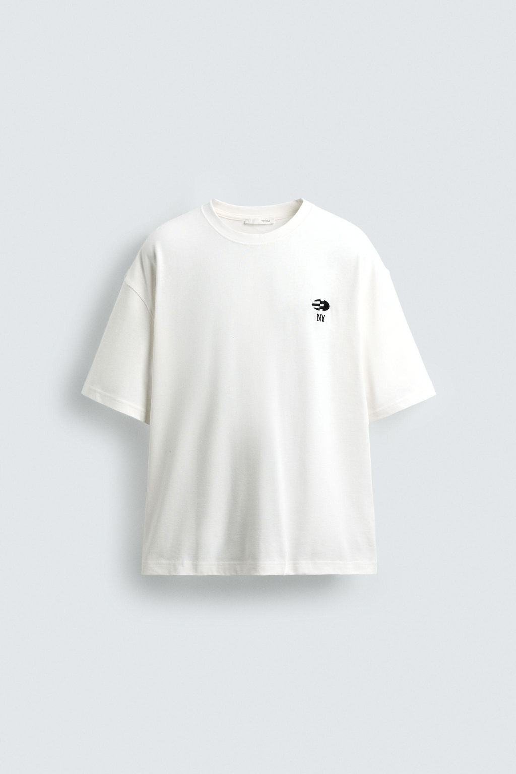CONTRAST PATCH T-SHIRT - Zara фото 7