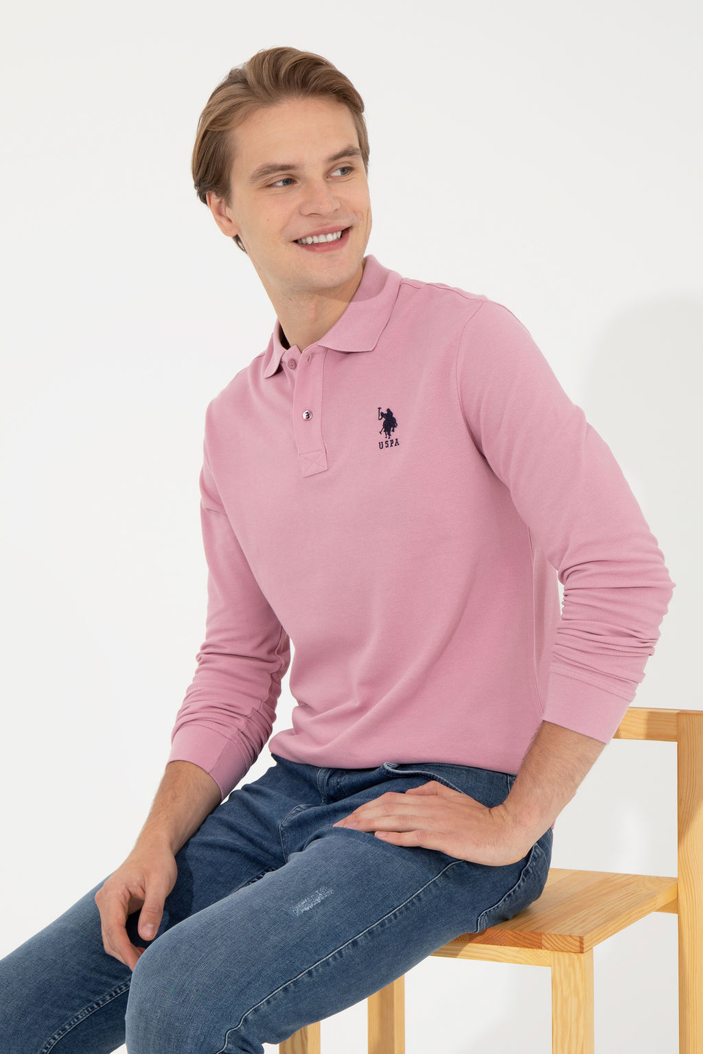 Мужской базовый свитшот Magnolia Неожиданная скидка в корзине - U.s. polo assn фото 6