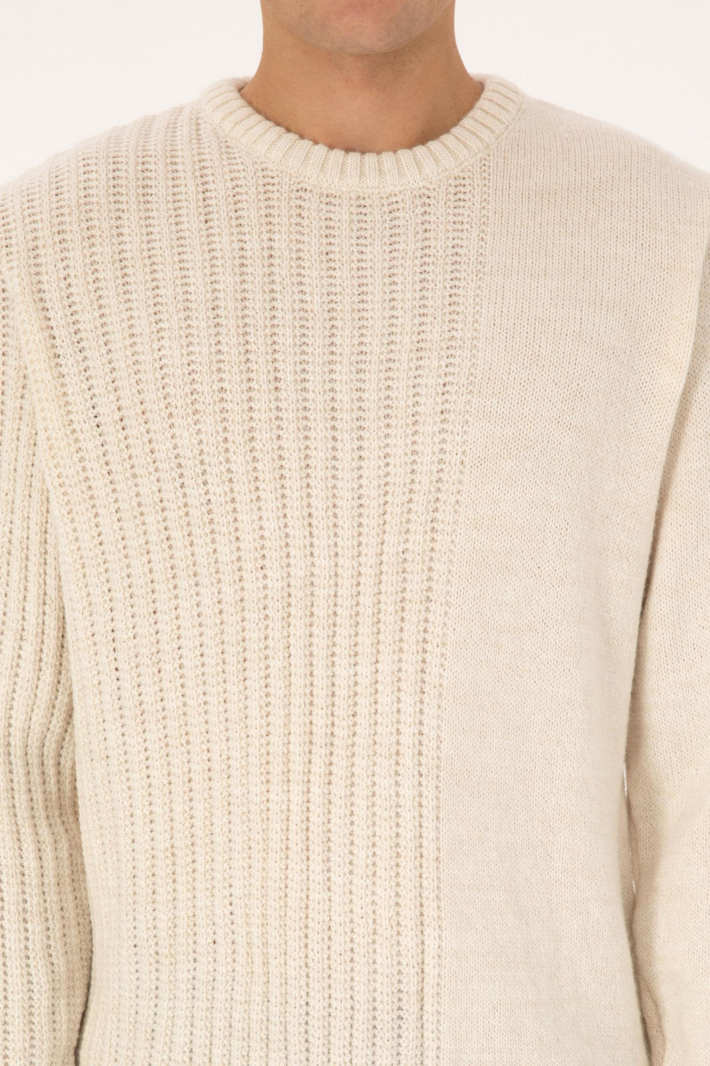 Erkek Comfort Fit Bisiklet Yaka Krem Kazak - U.s. polo assn фото 6