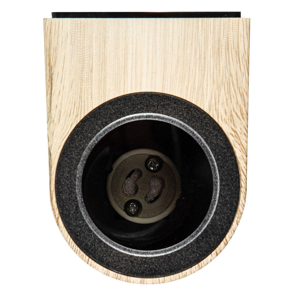 UUL-P52A 2х6W/GU10 IP65 PINE Светильник уличный, под две лампы GU10. Архитектурный накладной. Цвет корпуса сосна. TM Uniel