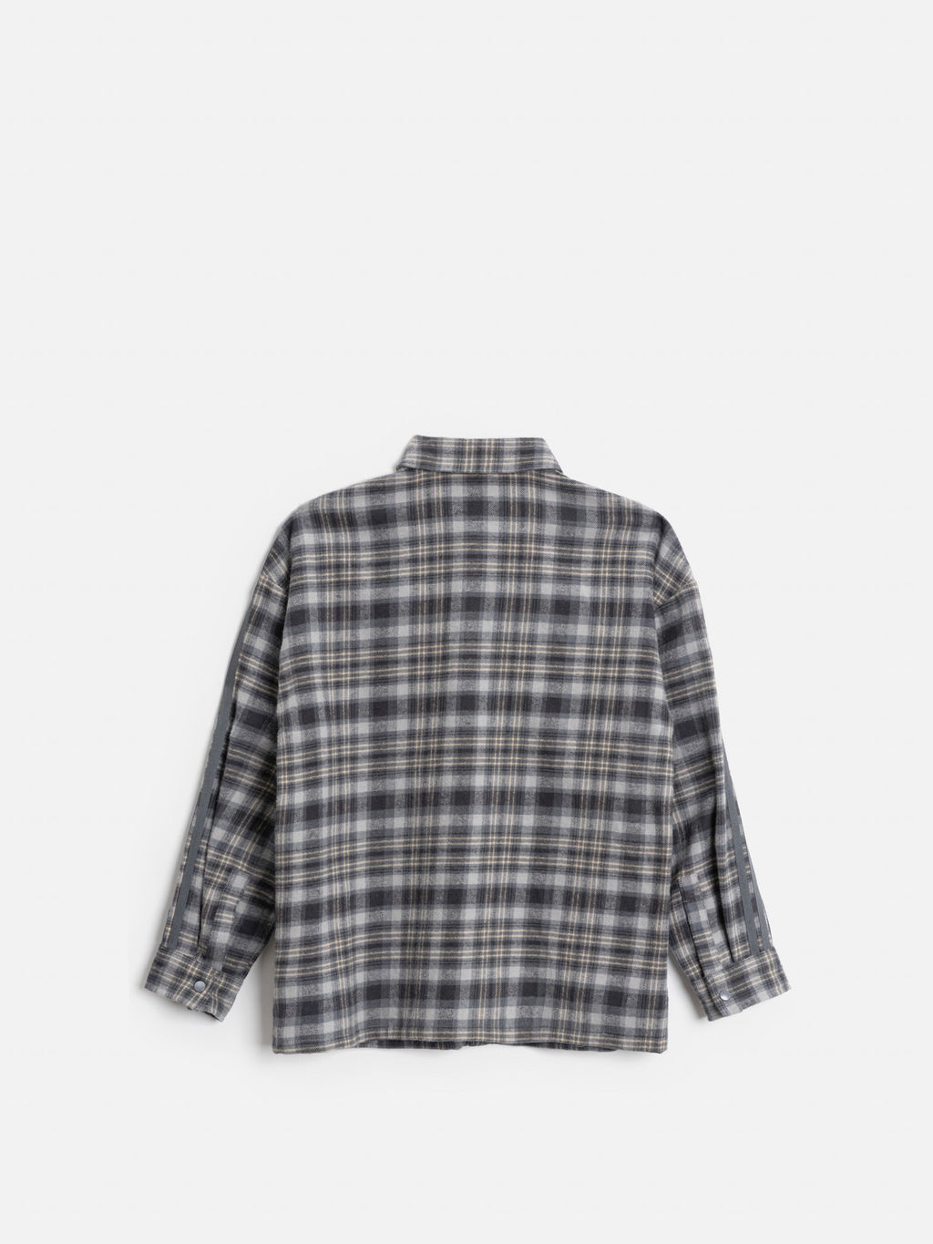 ACOOLA / Сорочка верхняя детская для мальчиков Pivert серая клетка  фото 2