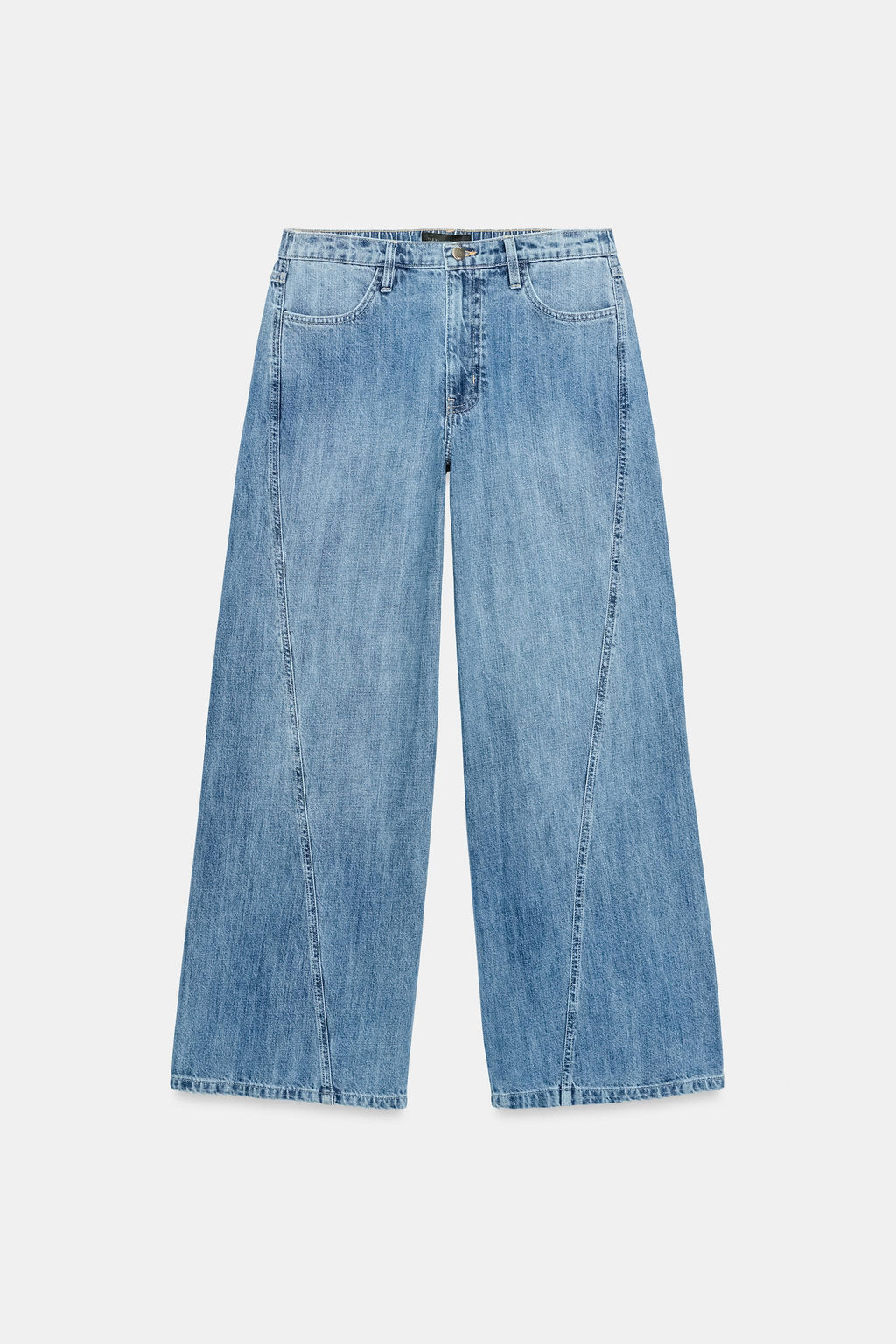JEANS Z1975 WIDE LEG TIRO ALTO / Azul medio - Zara фото 6