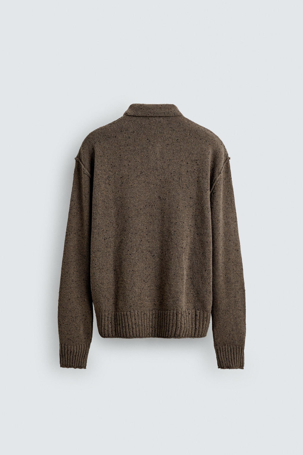 RELAXED FIT KNIT POLO SHIRT - Zara фото 6