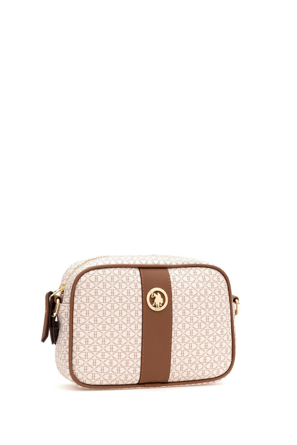 Женская бежевая сумка через плечо Неожиданная скидка в корзине - U.s. polo assn фото 4