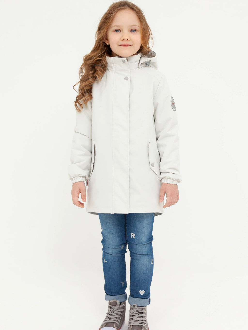 Куртка демисезонная 20632-327 светло-серый