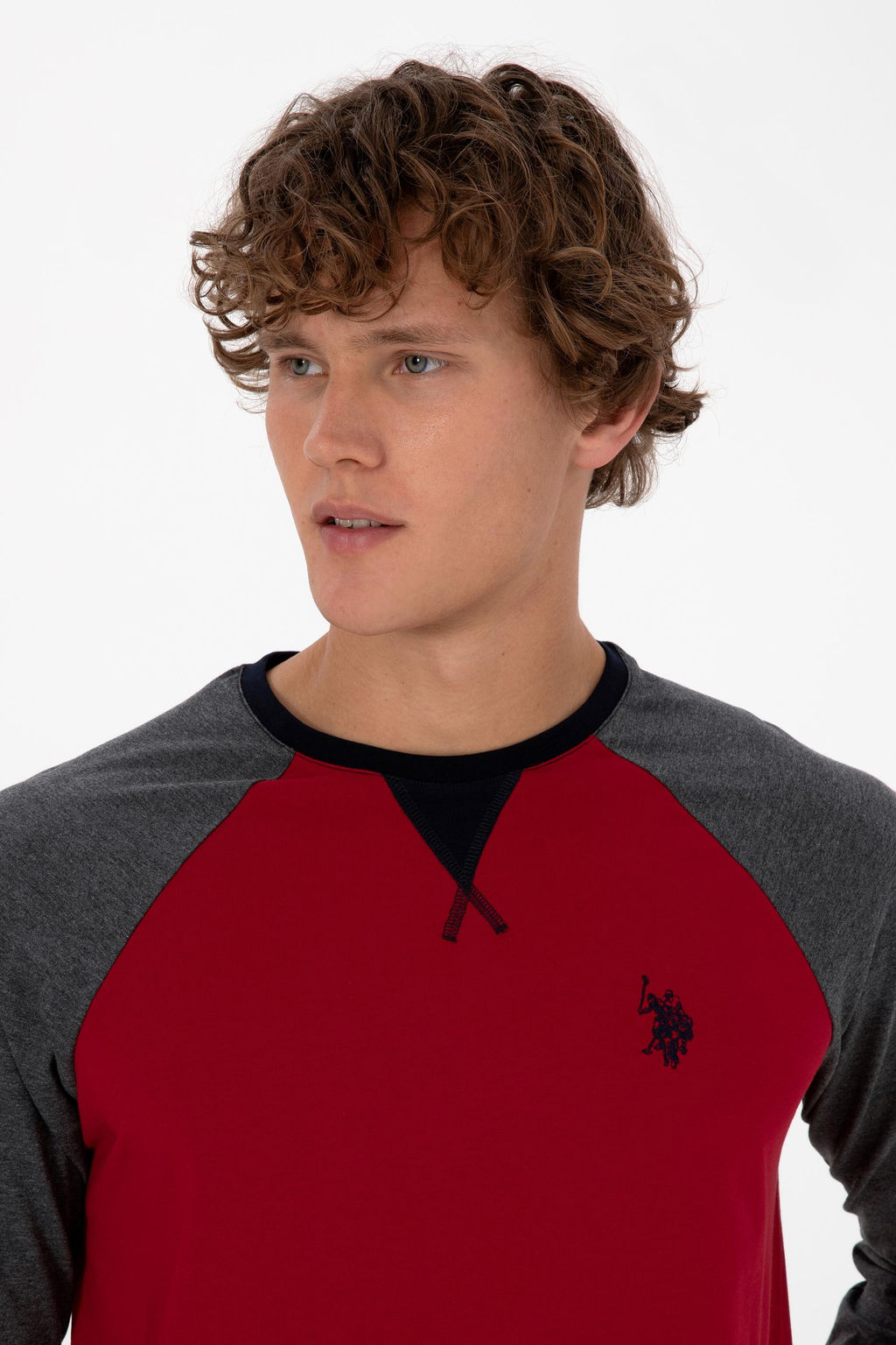 Erkek Bordo Pijama Tak_m_ Sepette S_rpriz _ndirim - U.s. polo assn фото 2