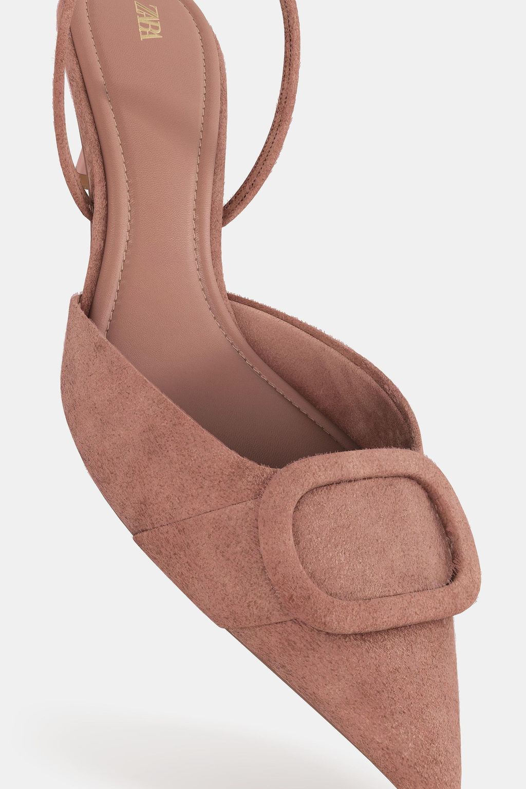 SLINGBACK SHOES WITH PIECE DETAIL