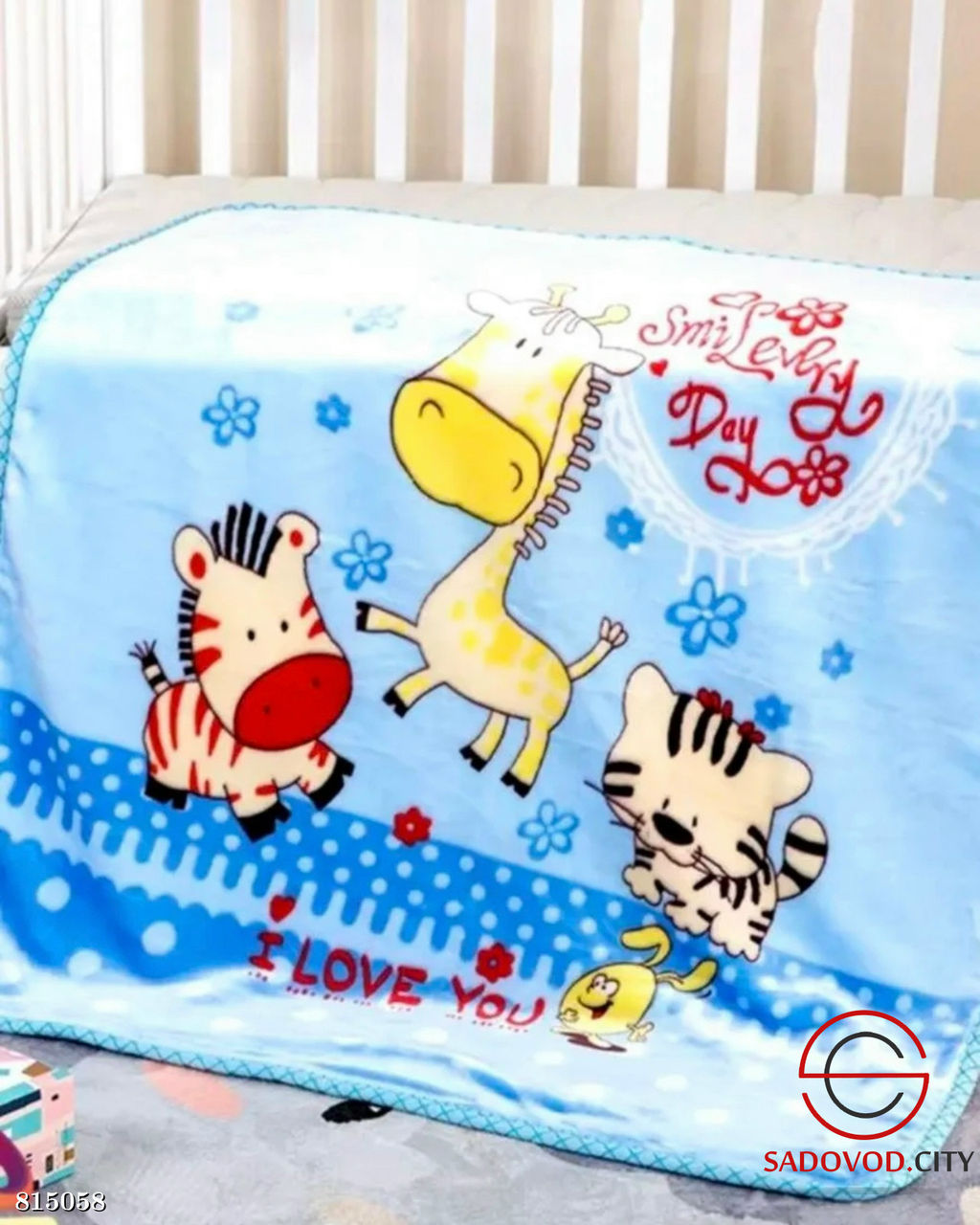 Плед на флисе для детей