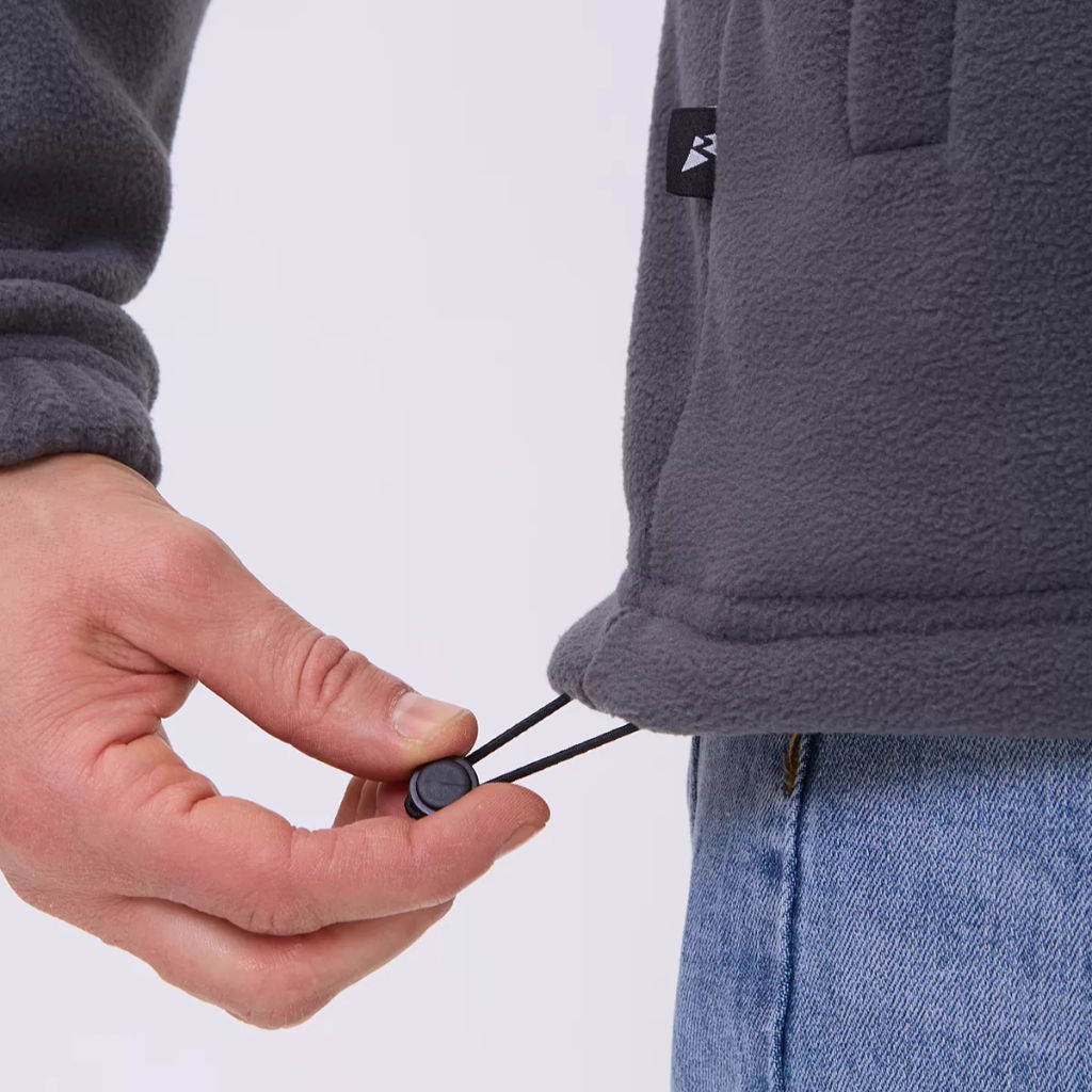 RODOS Толстовка на молнии мужская флис М-322 Черный  фото 37