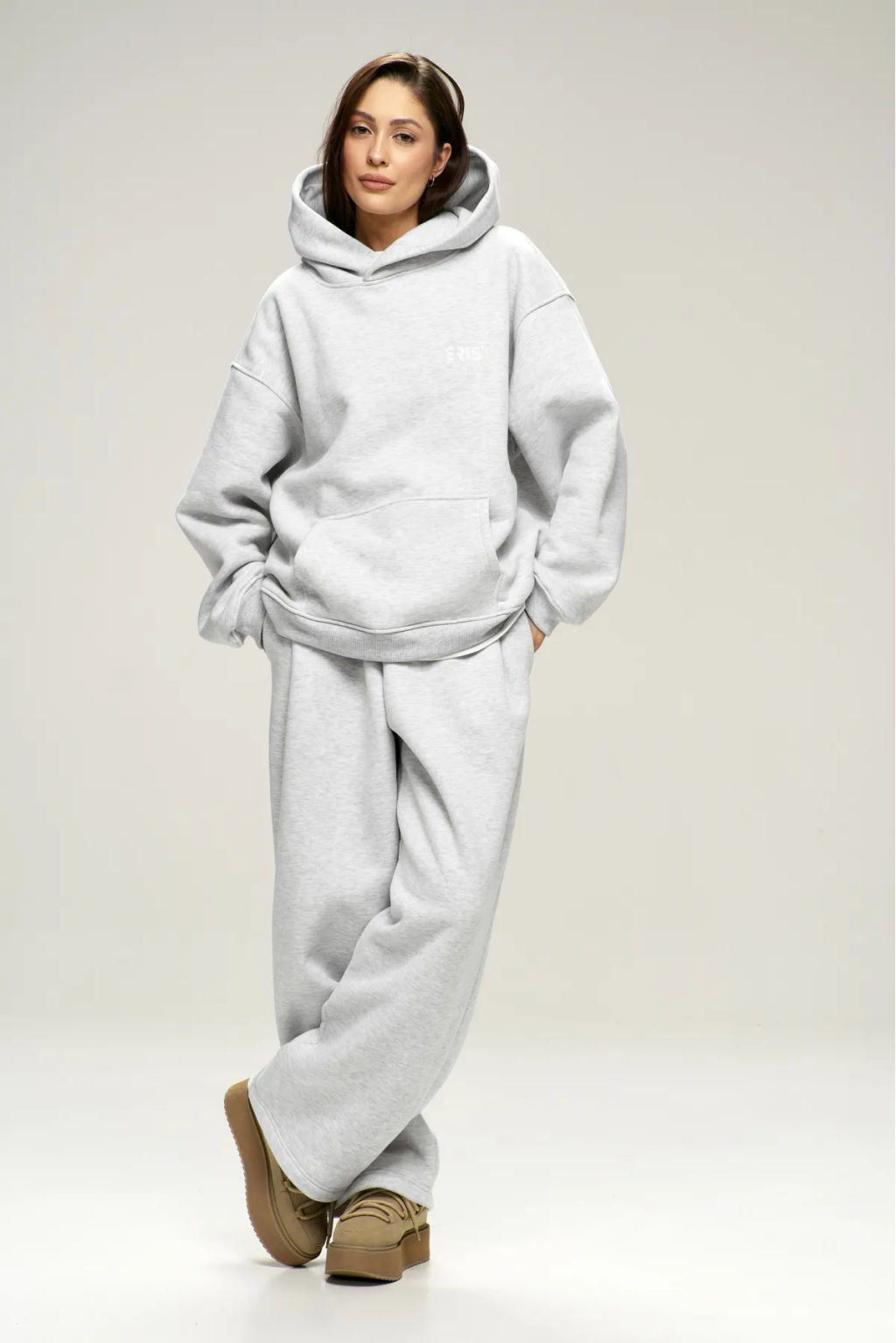 Брюки с начесом Grey Melange