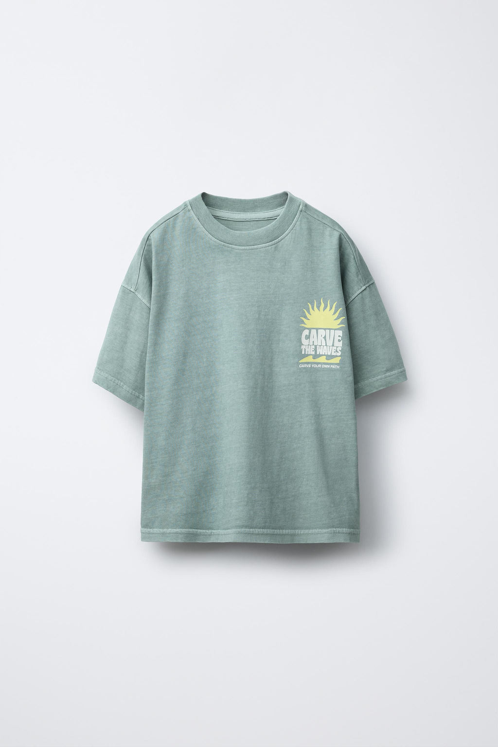 GARMENT DYE PRINT T-SHIRT AND BERMUDA SHORTS SET - Zara фото 2