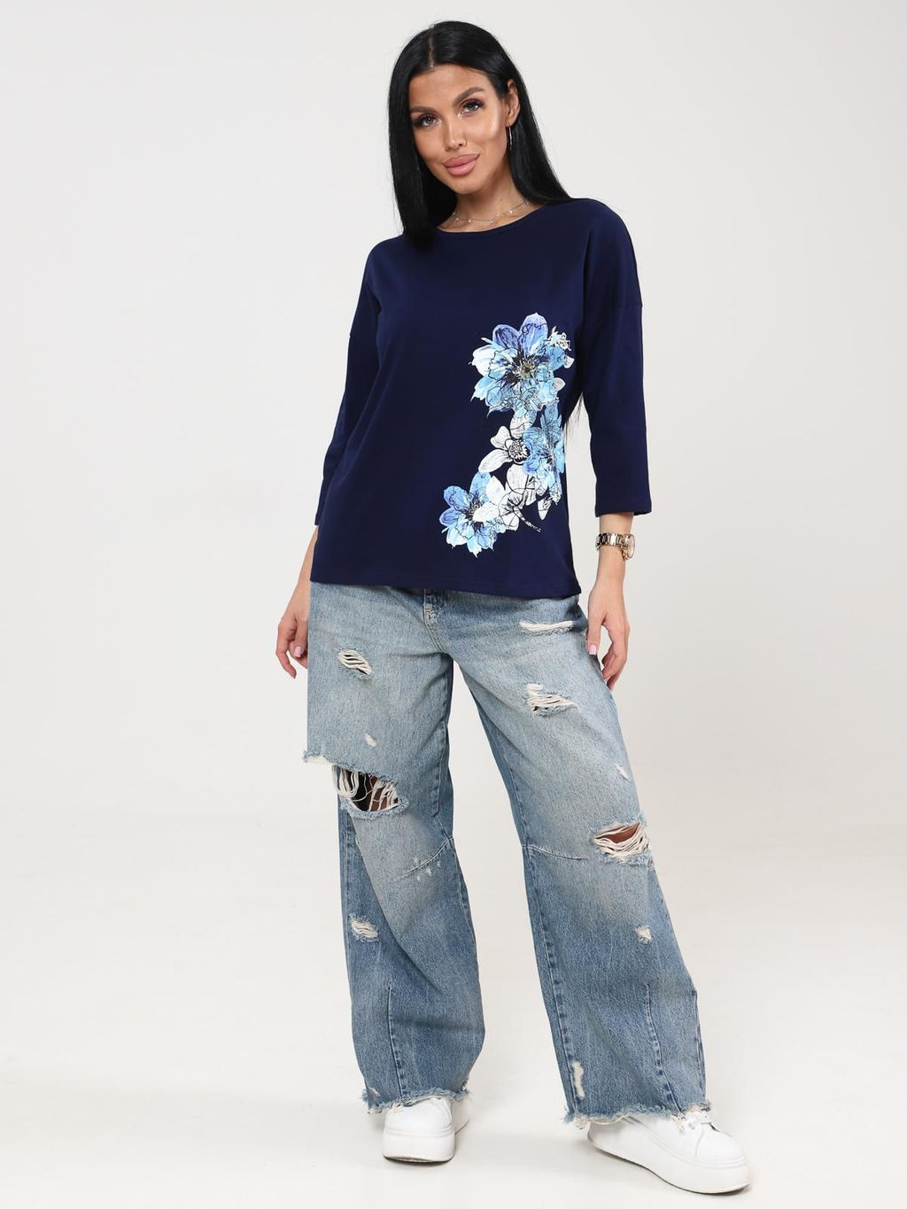 IV-CAPRIZ Мимулус - футболка чернильный