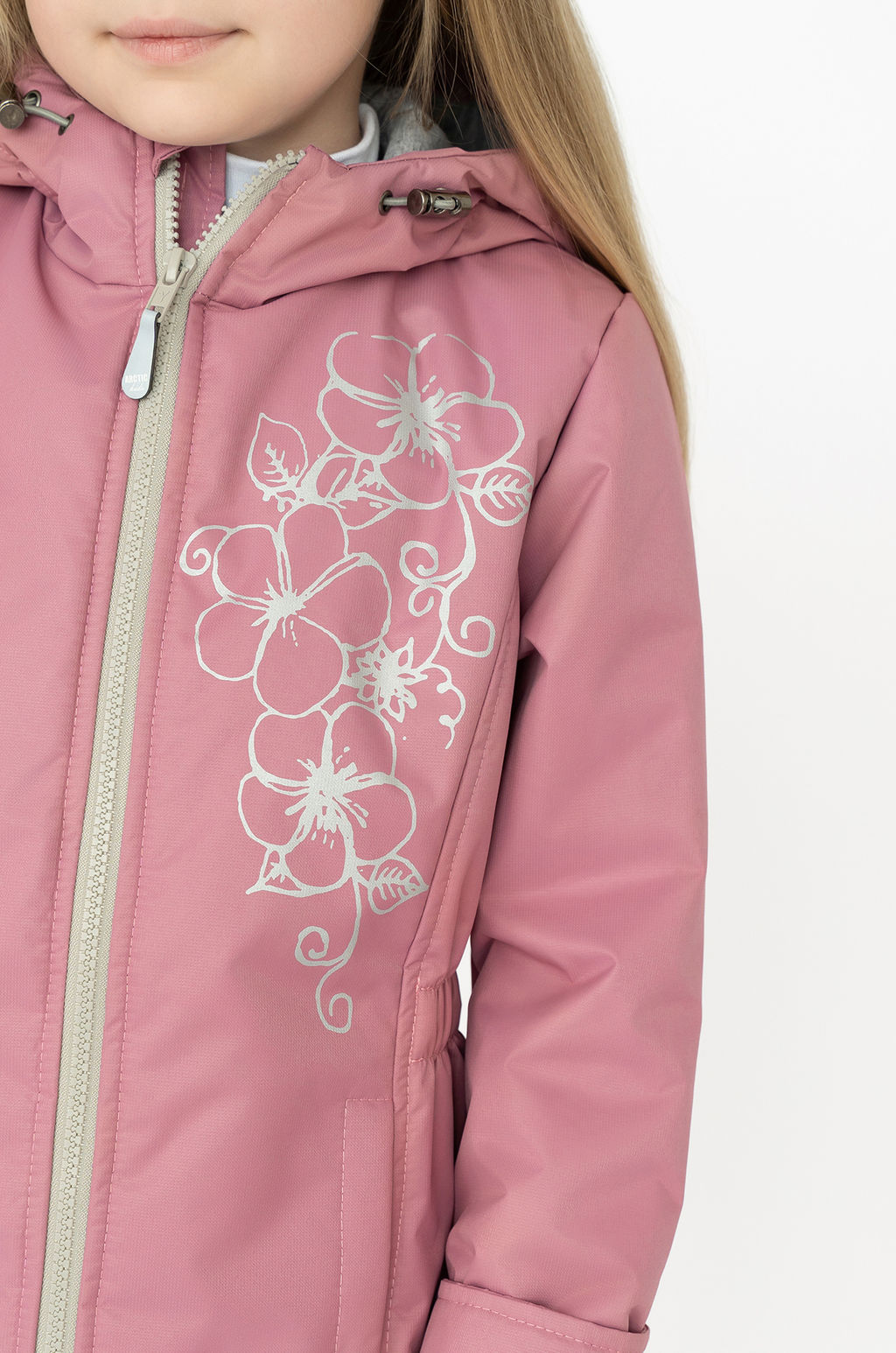 Куртка детская демисезонная пыльнорозовая