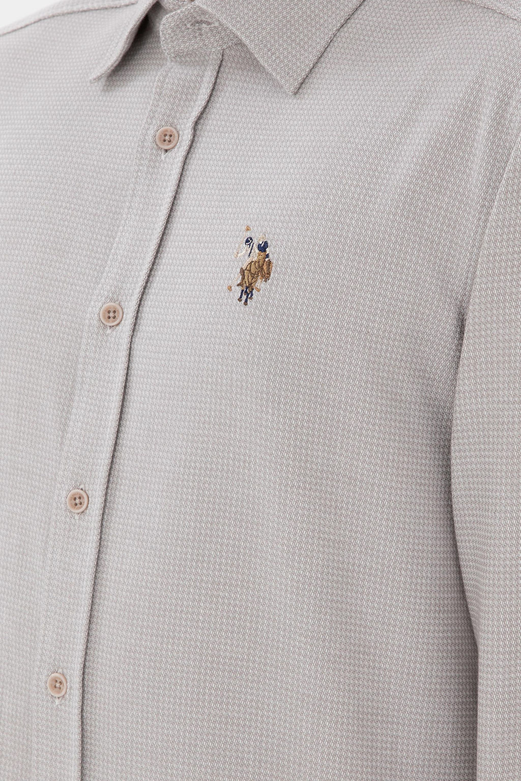 Мужская рубашка с длинным рукавом 1 бесплатно для 1 зоны в рубашках - U.s. polo assn фото 7