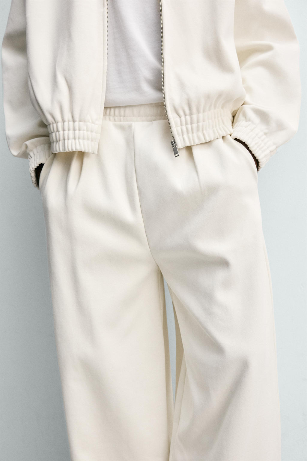 PANTAL?N JOGGER WIDE FIT PLIEGUES / Crudo - Zara фото 6