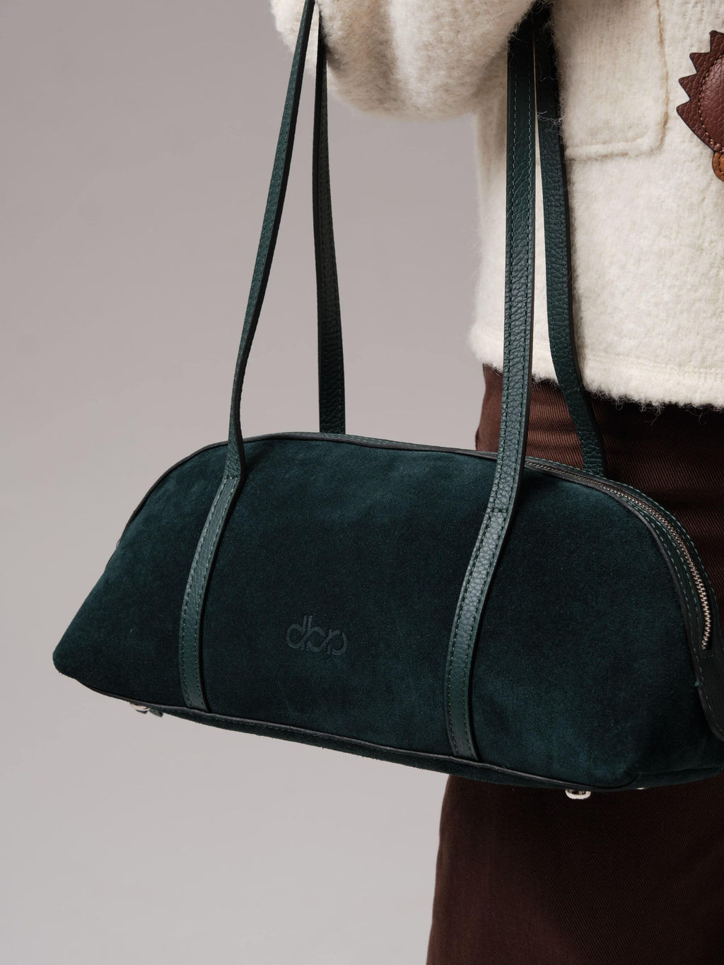 Замшевая сумка Ezhik DBR 31225 форест  фото 8