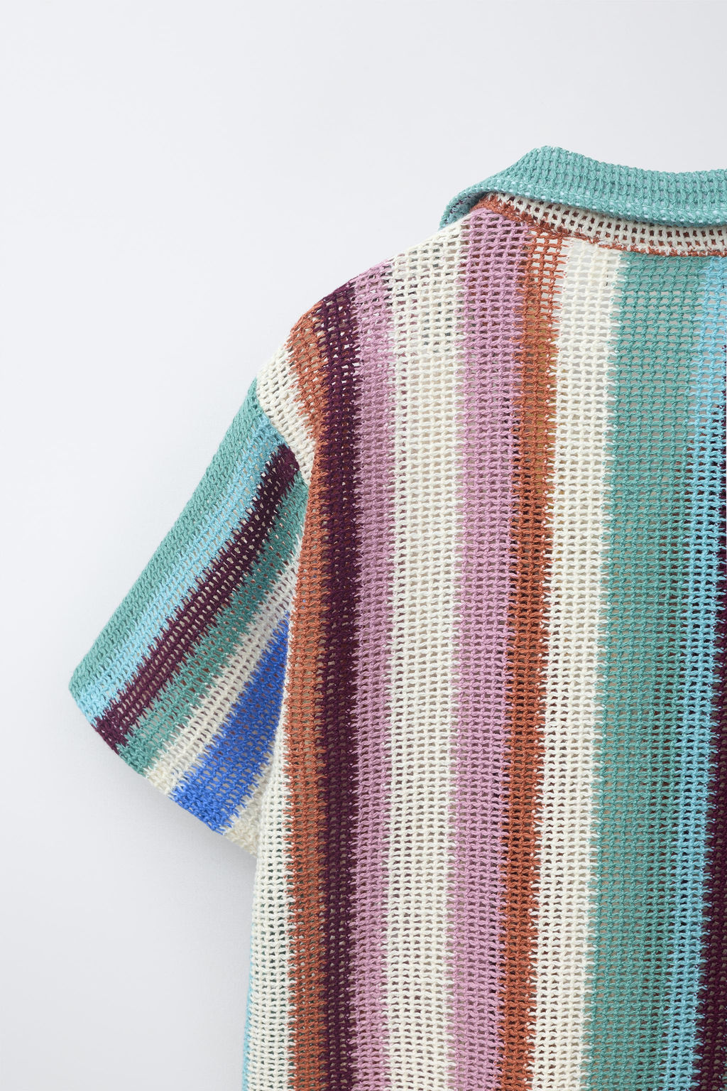 CAMISA CROCHET RAYAS / rayas