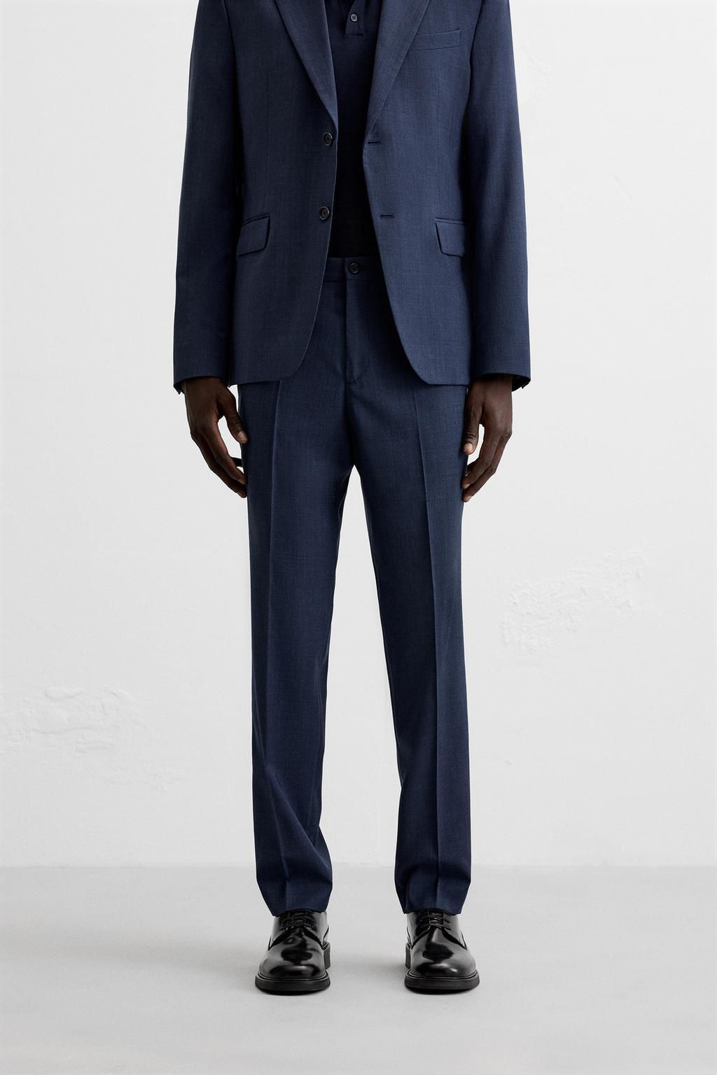 HOUNDSTOOTH SUIT TROUSERS - Zara фото 2