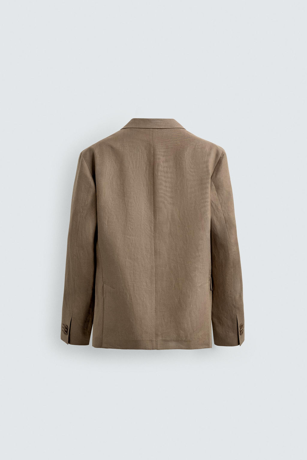 BLAZER CRUZADA TRAJE 100% LINO / Vis?n claro - Zara фото 8