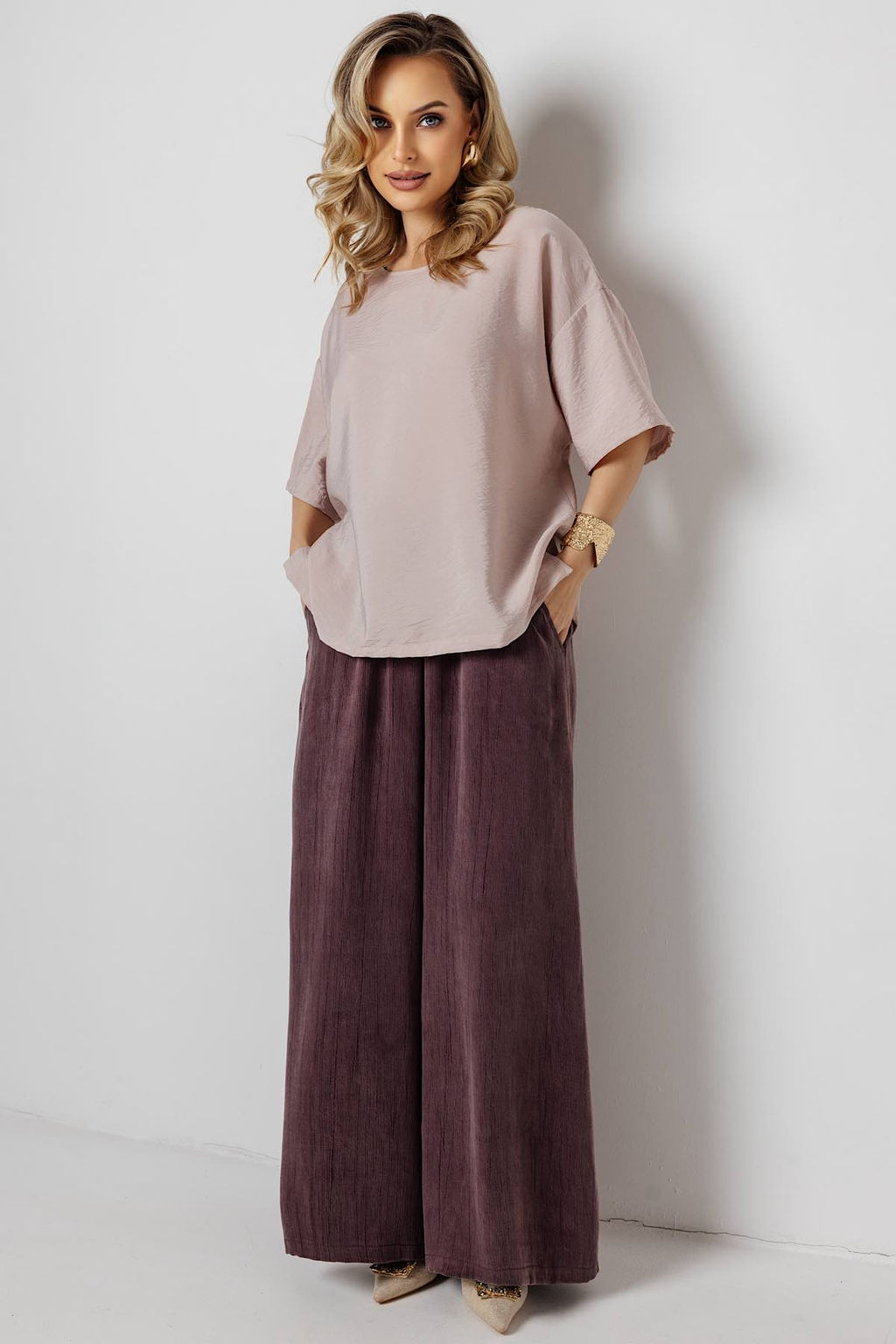 Блузка женская 4483/08/Пудровый