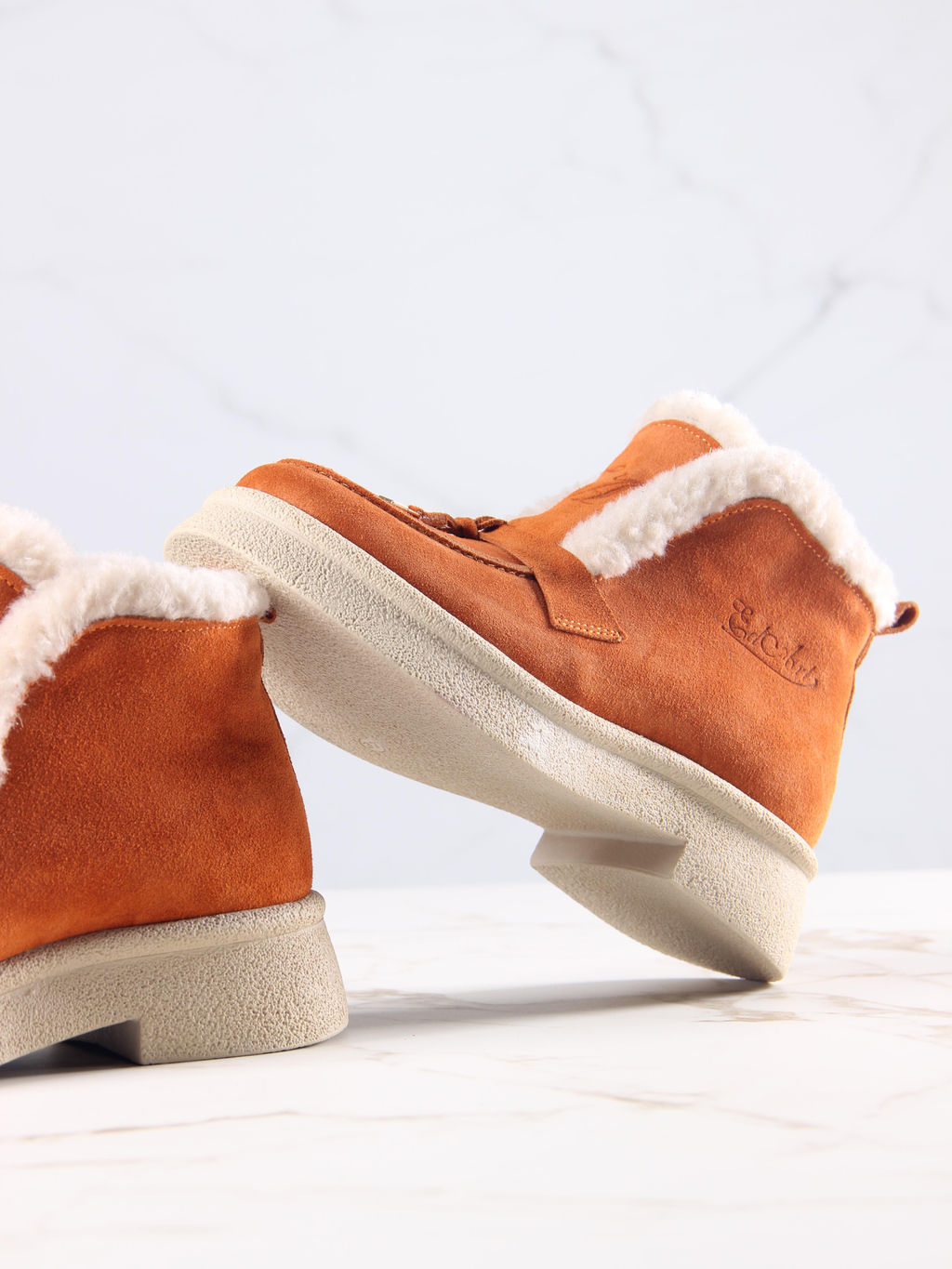 Ботинки EDART 307.florida be.мандарин замша/шерсть - Ed'art фото 16