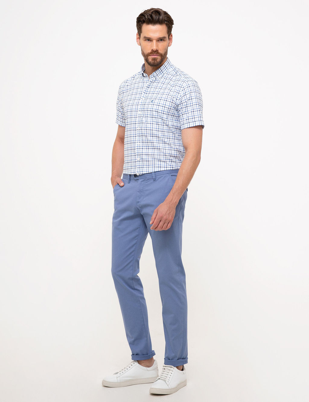 Mavi Slim Fit Kanvas Pantolon - Pierre cardin фото 2