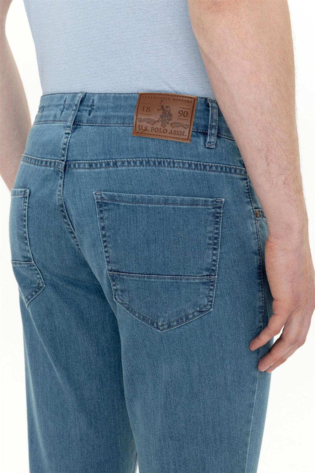 Мужские темно-синие джинсовые брюки Неожиданная скидка в корзине - U.s. polo assn фото 7