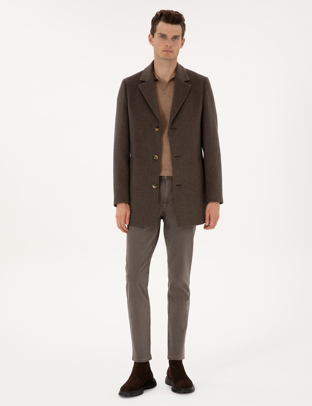 Kahverengi Ex. Slim Fit Ka_e Kaban - Pierre cardin фото 4