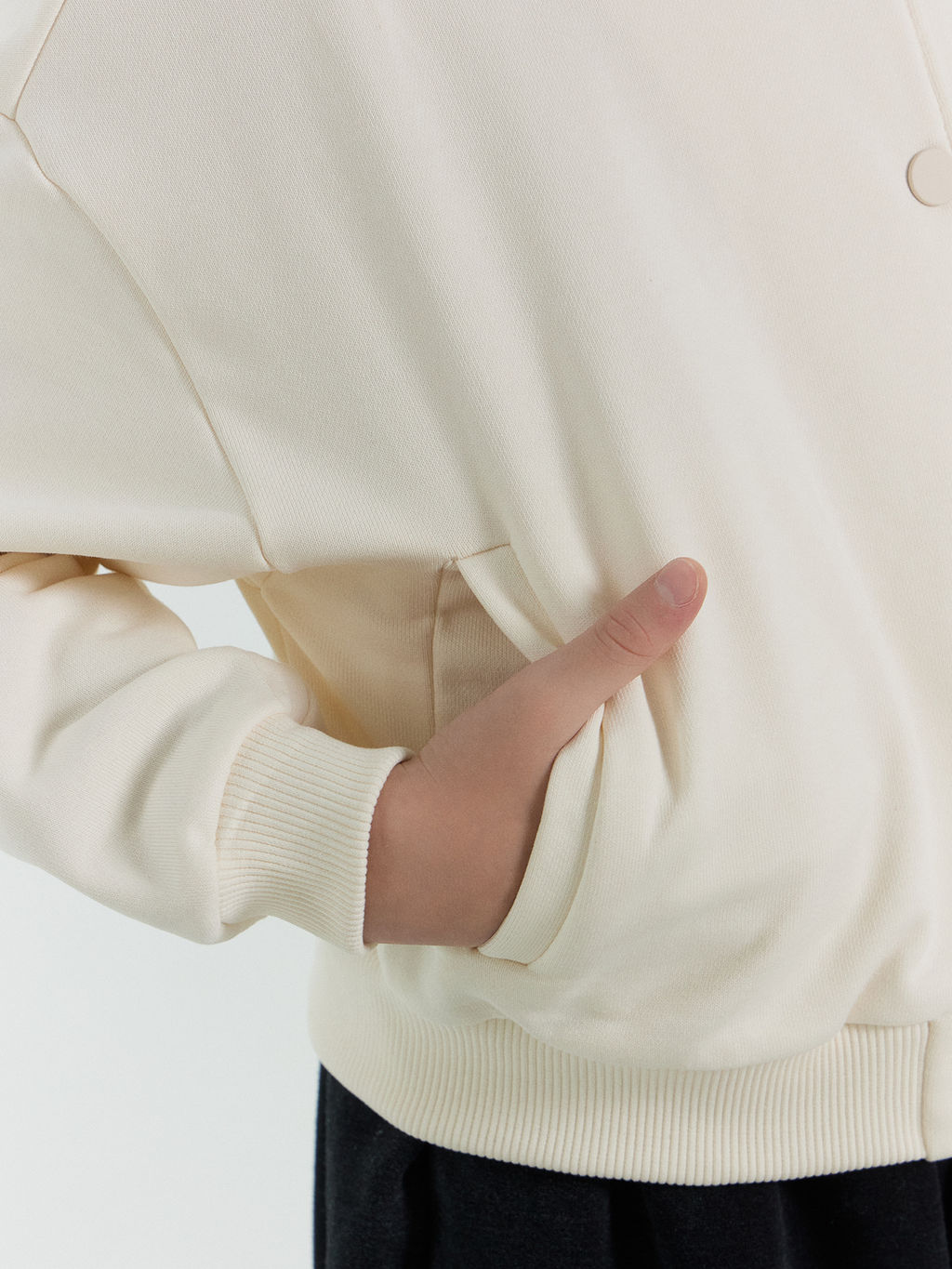 Бомбер для девочек кремовый с надписью gymnastic club - Mark formelle фото 6