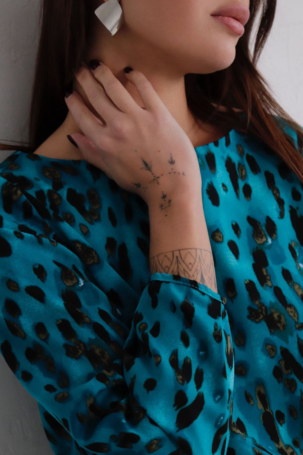 Блуза прямого силуэта с вырезом лодочка - Martichelli фото 51