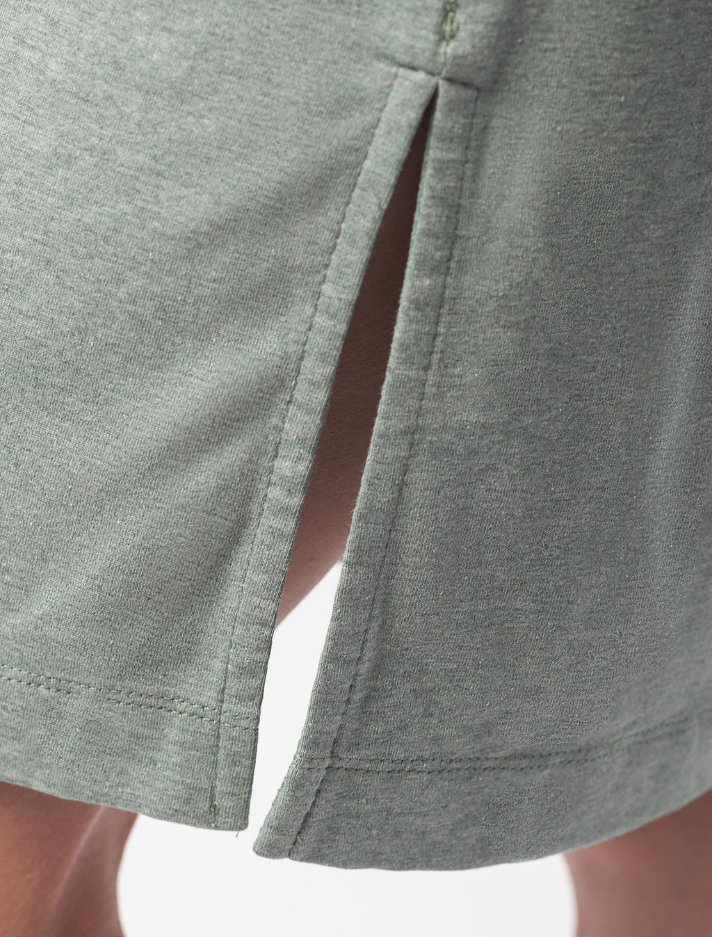 Платье из премиального хлопка с авторским принтом - Vilatte фото 5