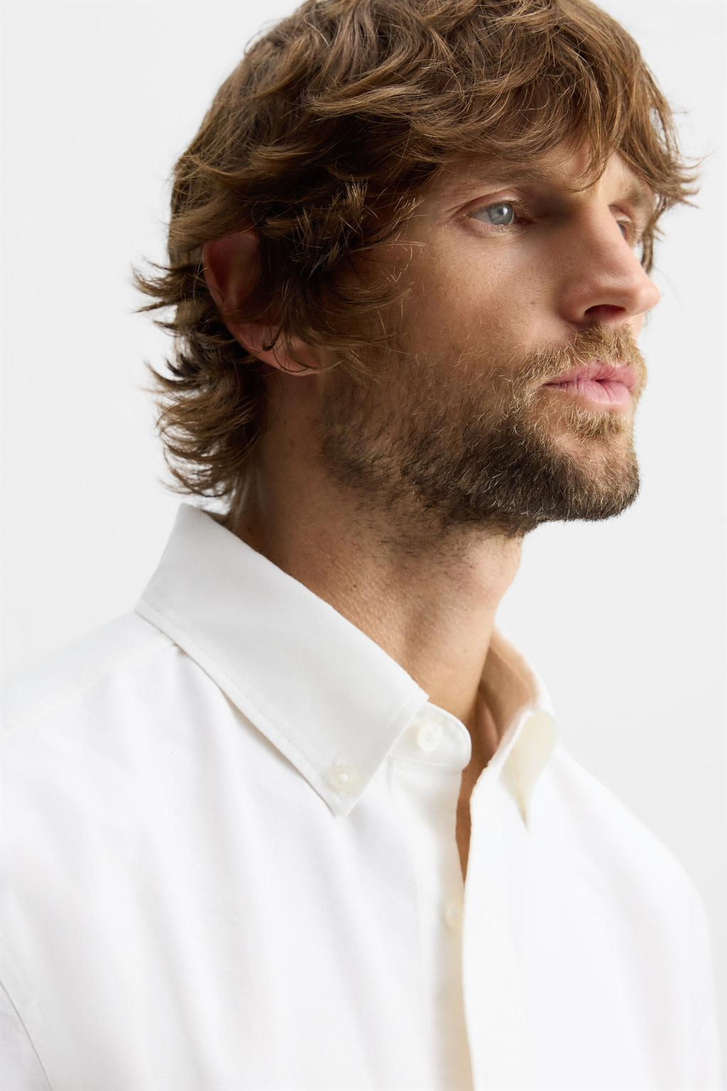 OXFORD SHIRT WITH POCKET - Zara фото 5