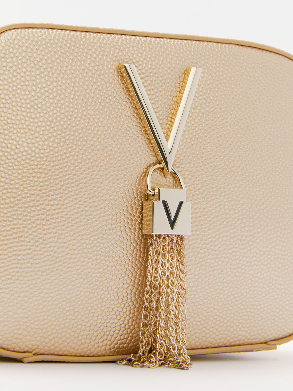 Женская сумка через плечо VALENTINO DIVINA Артикул 2904849, золотой  фото 8