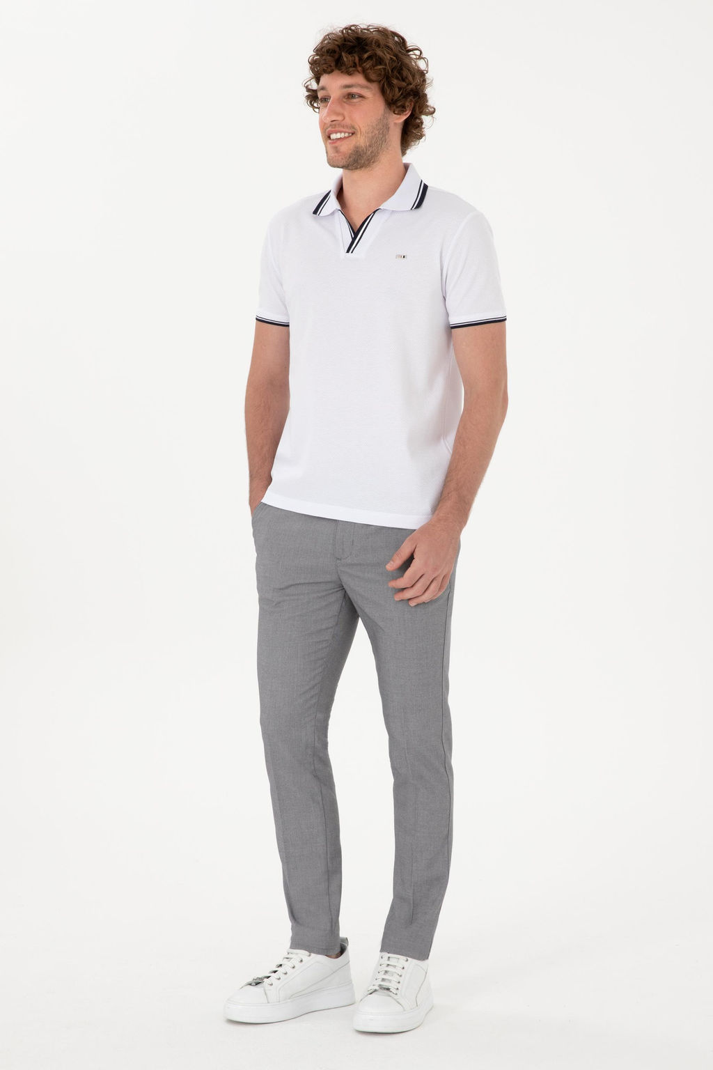 Erkek Gri Kanvas Pantolon Sepette S_rpriz _ndirim - U.s. polo assn фото 3