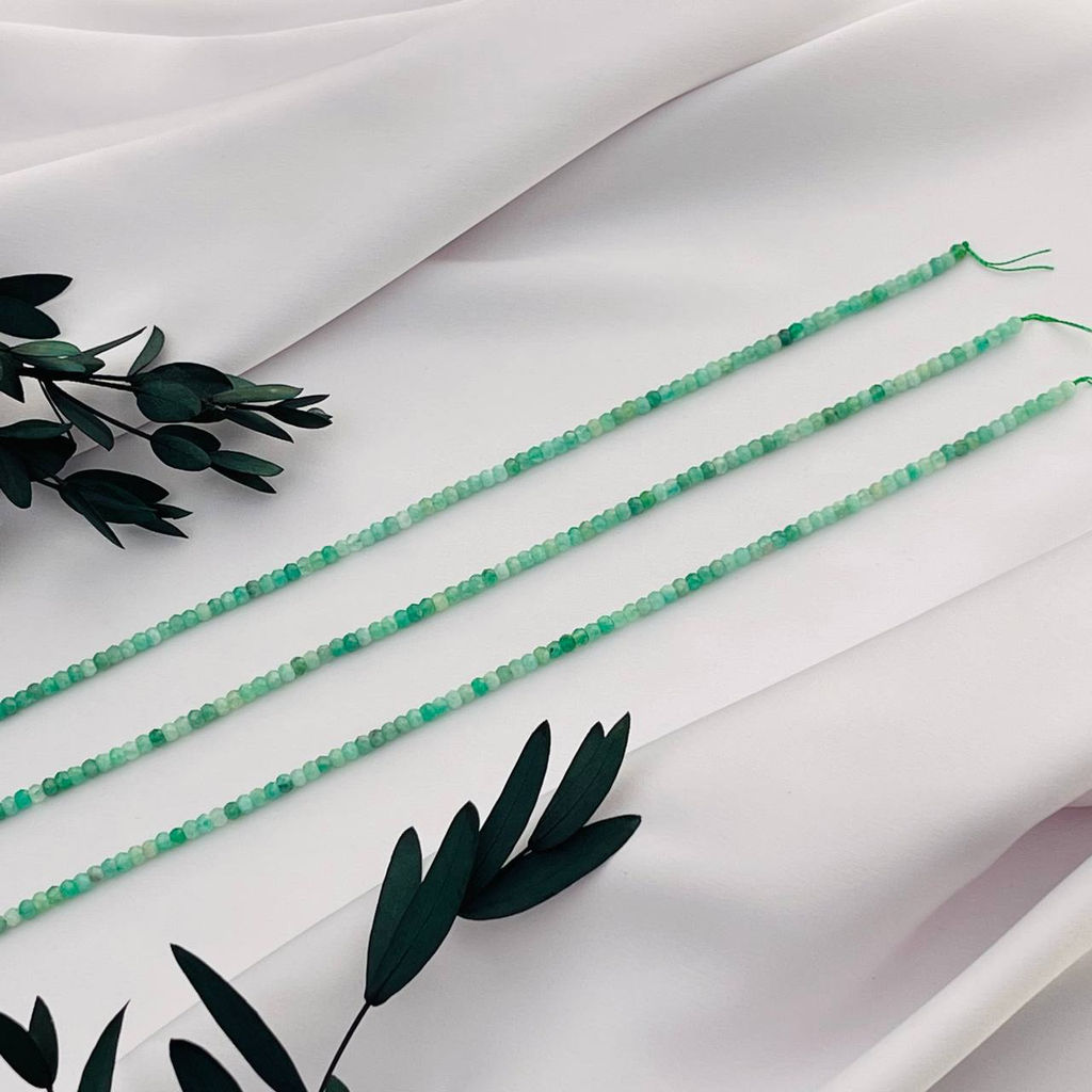 Бусины для украшений из зеленого Берилла