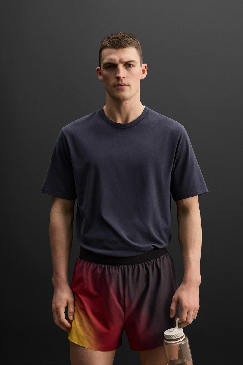 COTTON BLEND TRAINING T-SHIRT - Zara фото 26