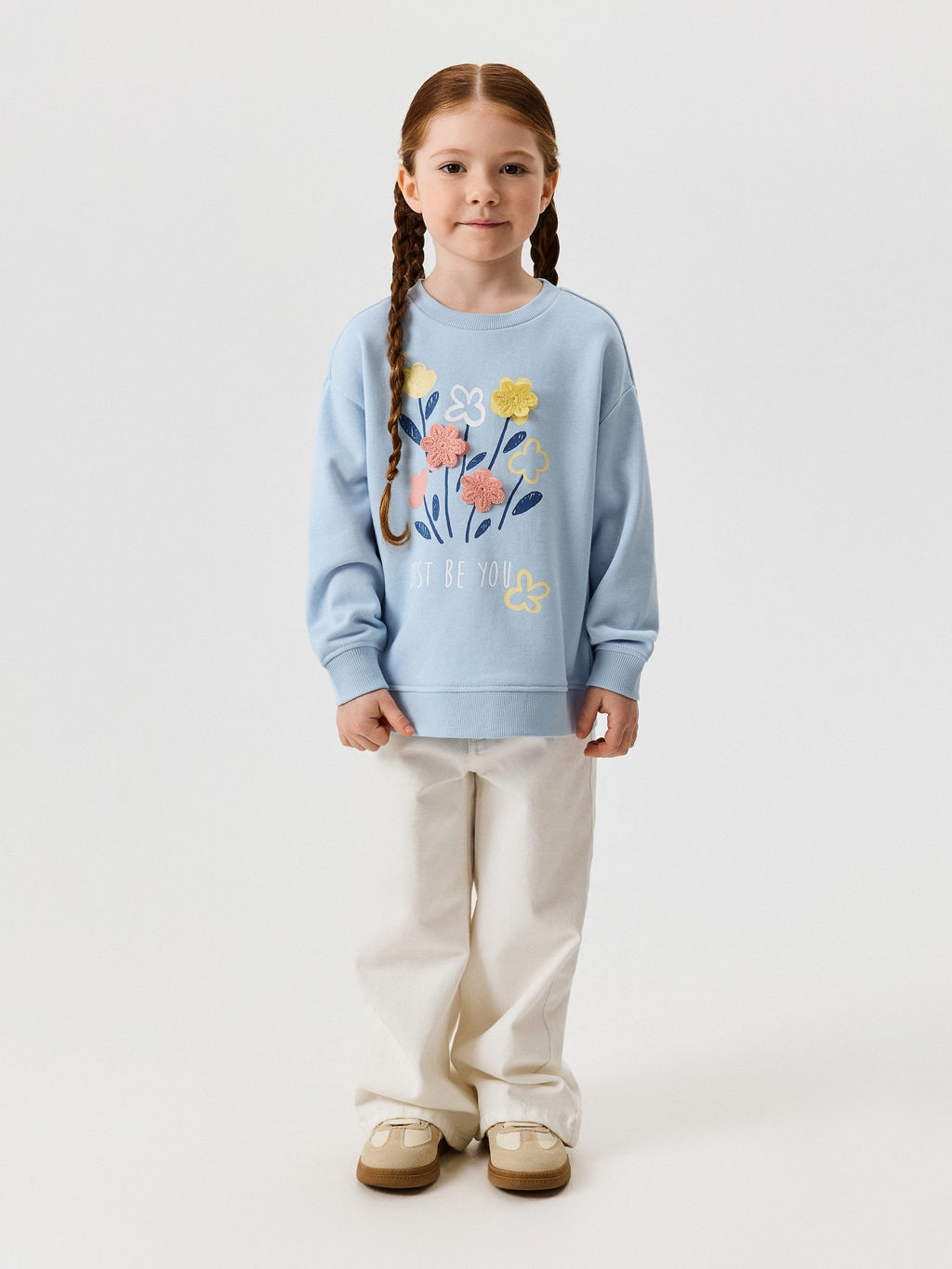 ACOOLA / Джемпер детский для девочек Ksilofon голубой фото 5