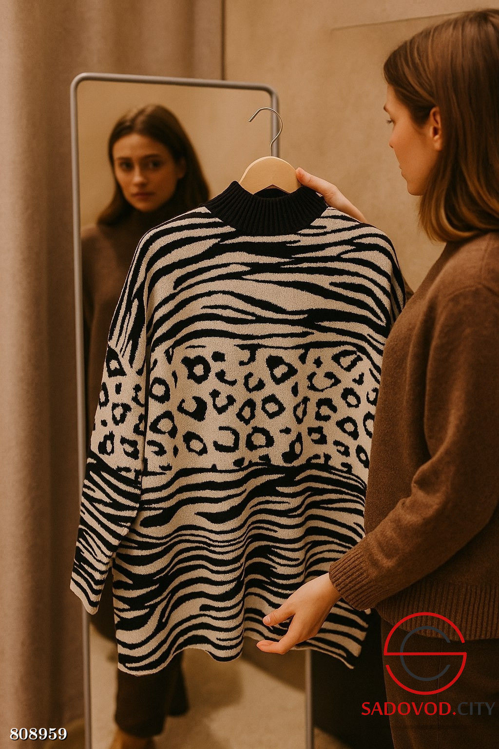 Кофта женская с принтом - Bruno фото 3