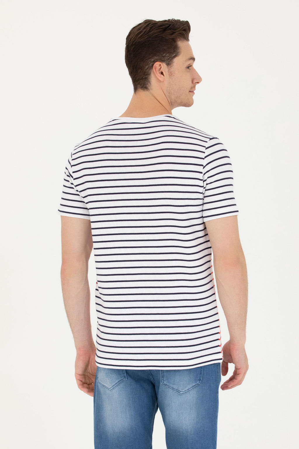 U. S. Polo Assn Мужская красная футболка с круглым вырезом - U.s. polo assn фото 5