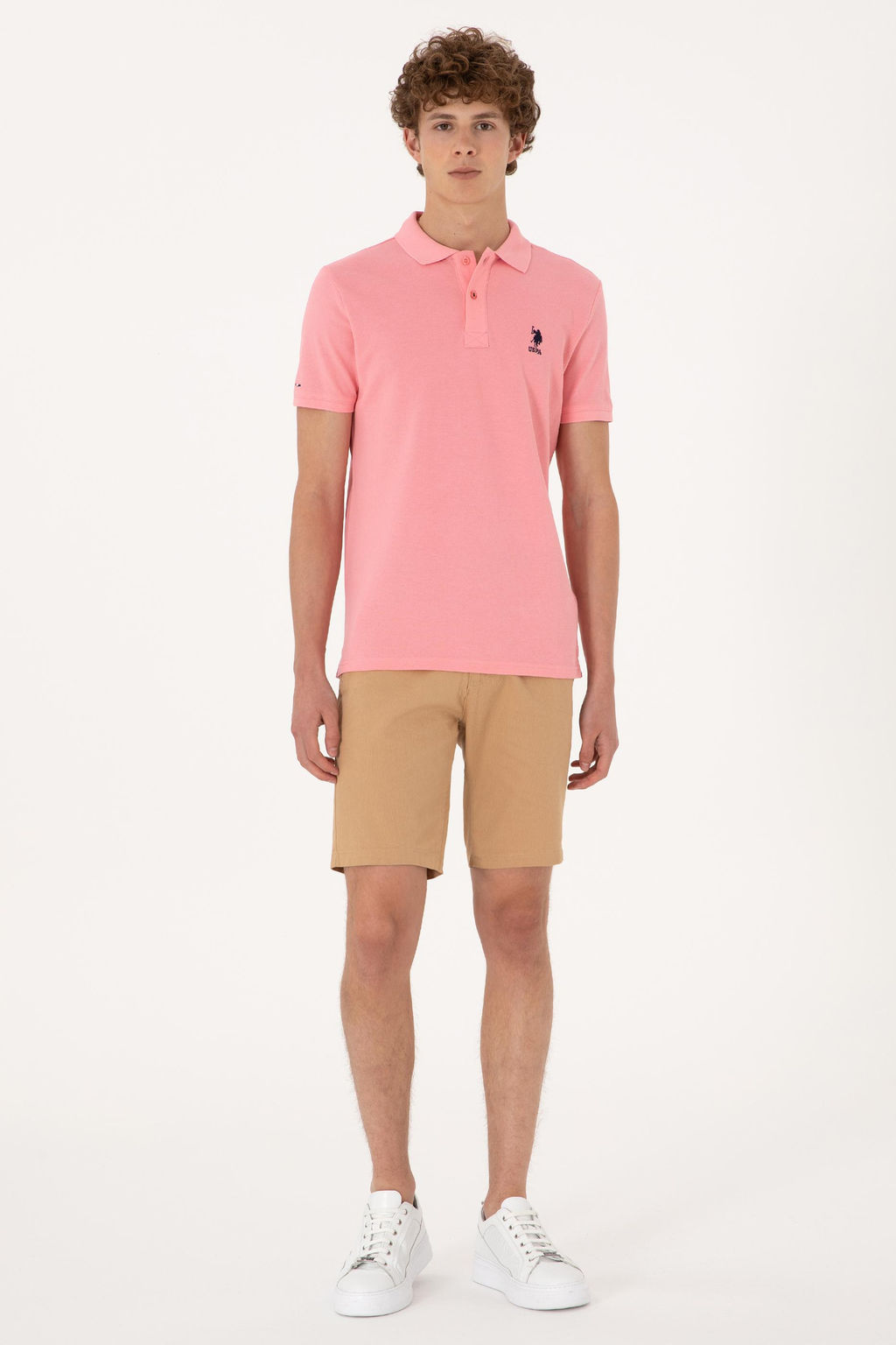 Erkek Pembe Basic Ti__rt - U.s. polo assn фото 4