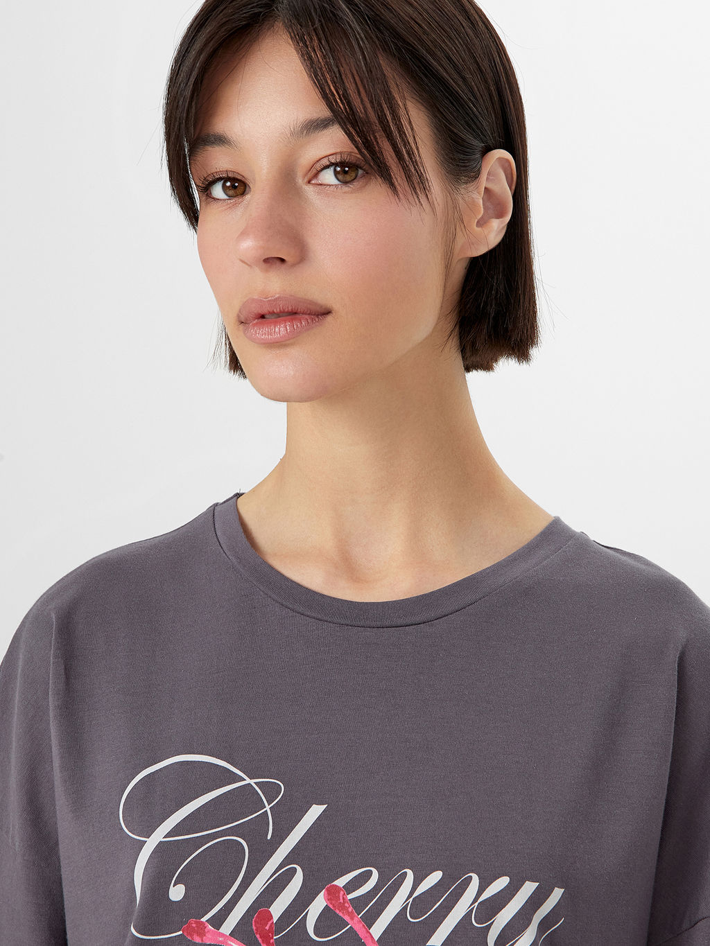 Туника Mark Formelle женская серая хлопок  фото 3